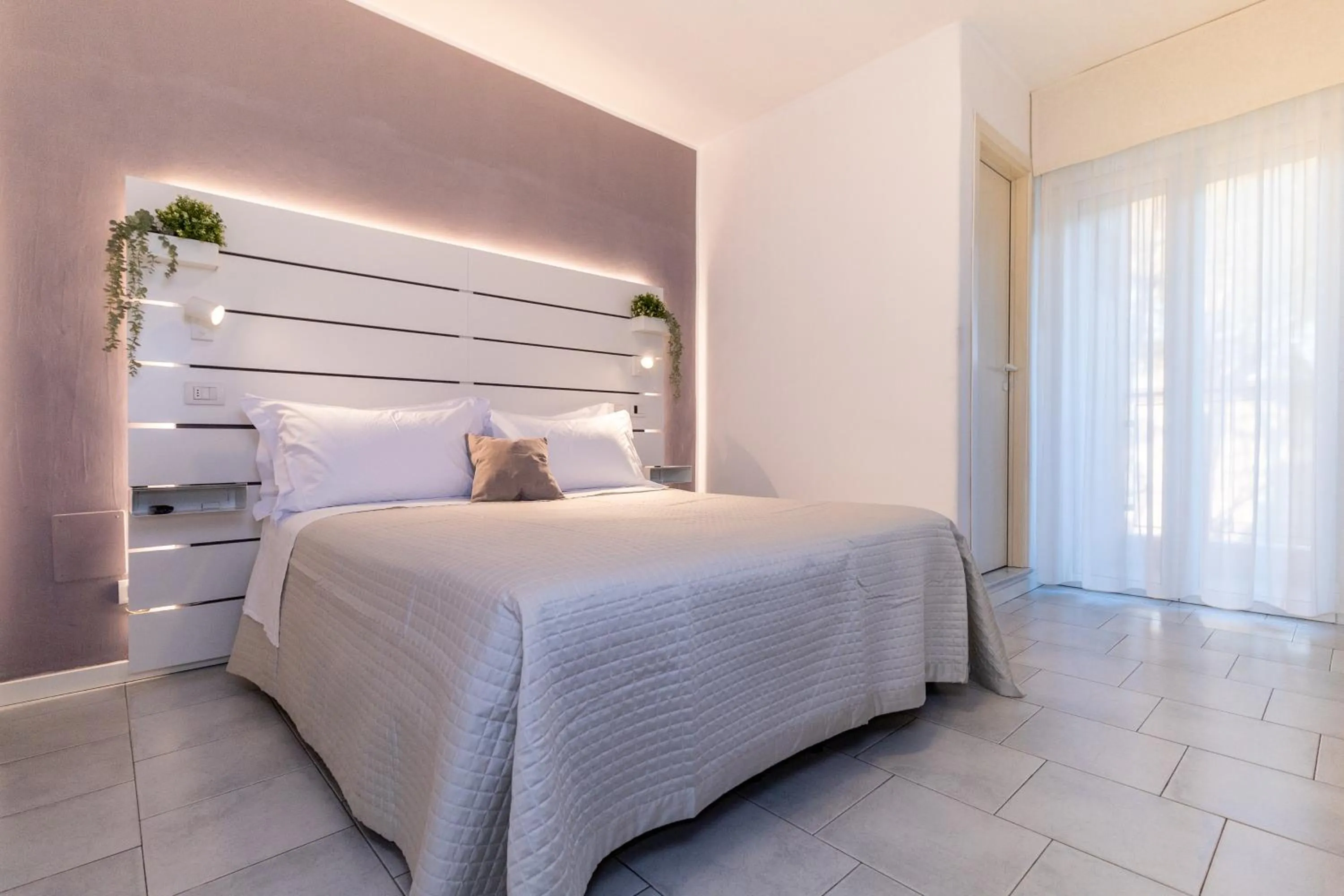 Bedroom, Bed in Hotel Alfonsina