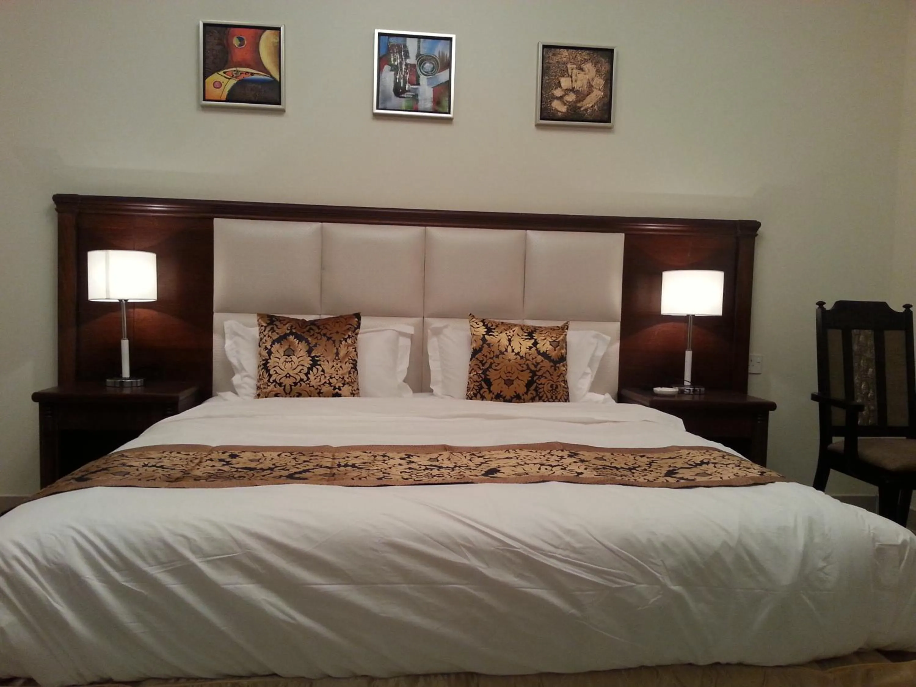 Bed in Lara Al Jawf Hotel Apartments