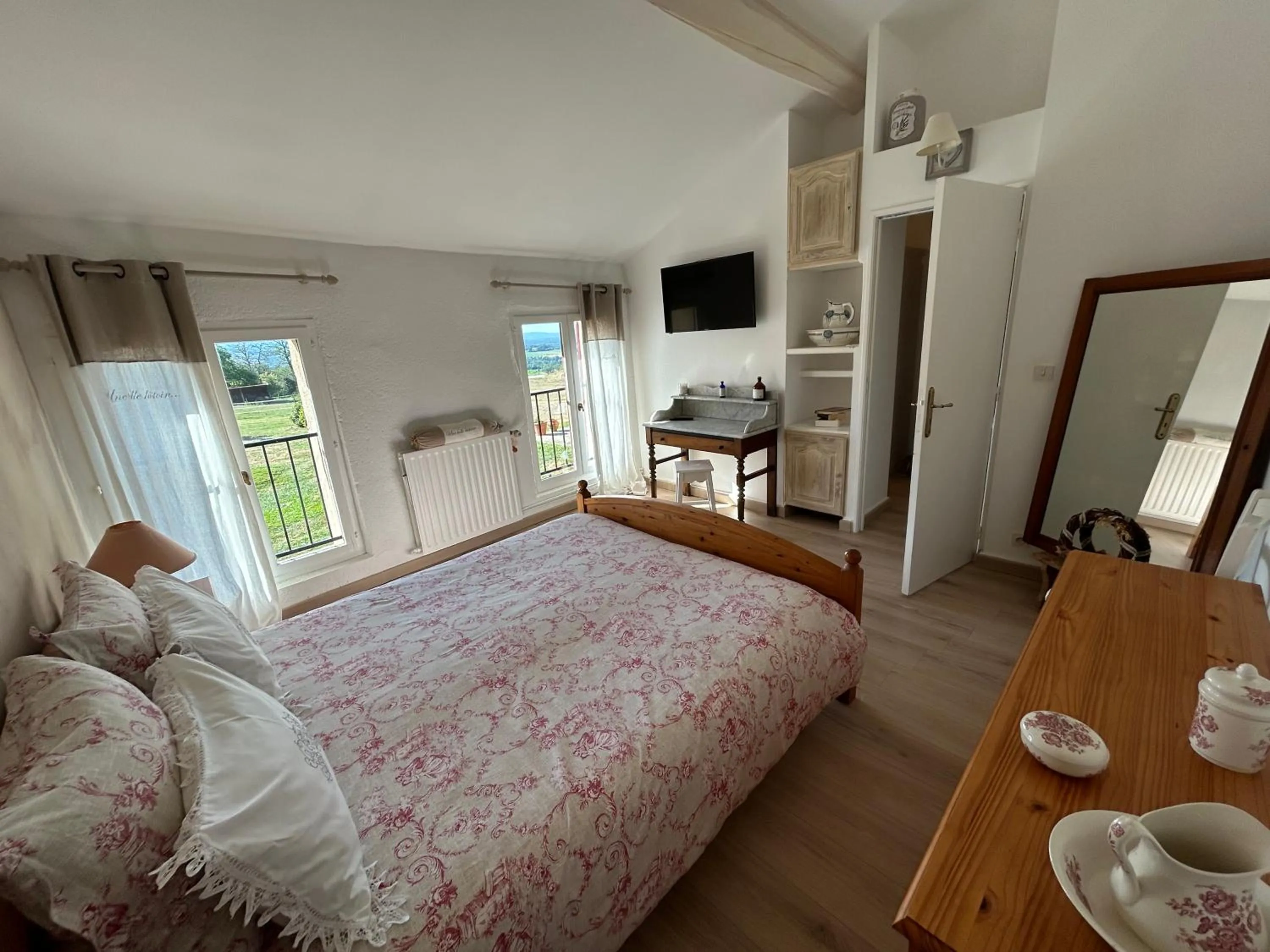 Bed in Chambres D'hotes De La Mure