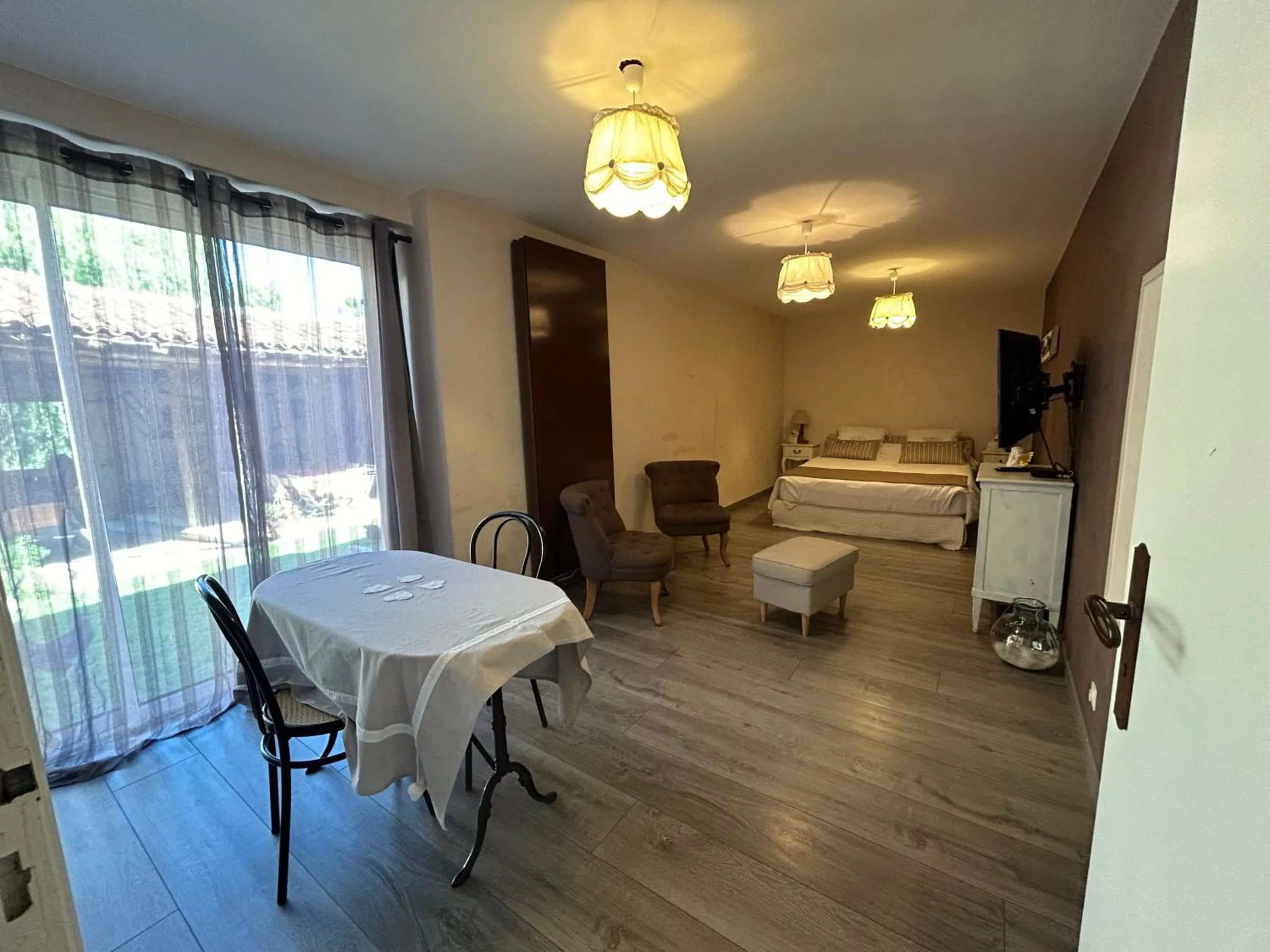 Bed in Chambres D'hotes De La Mure