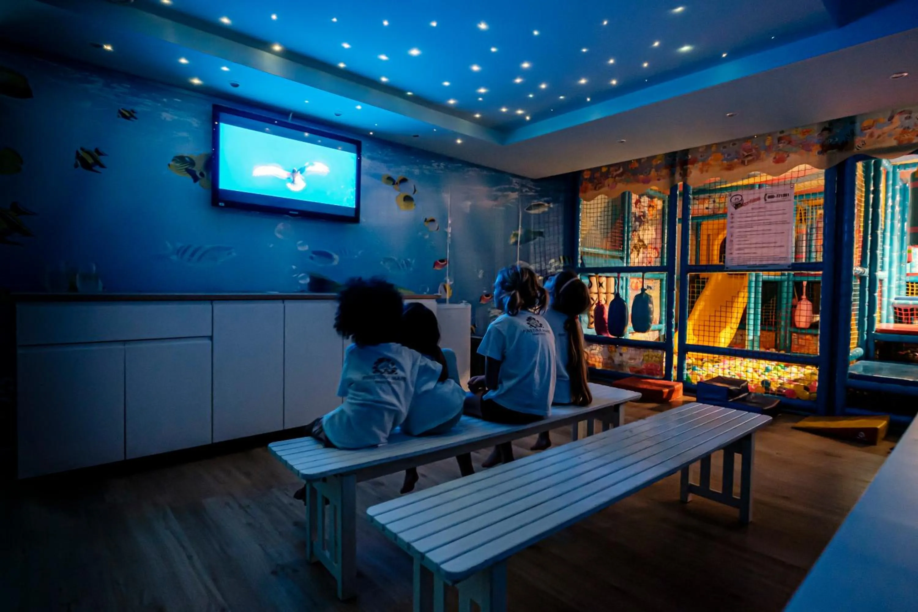 Game Room in Pinetina Mare Baby Family Hotel