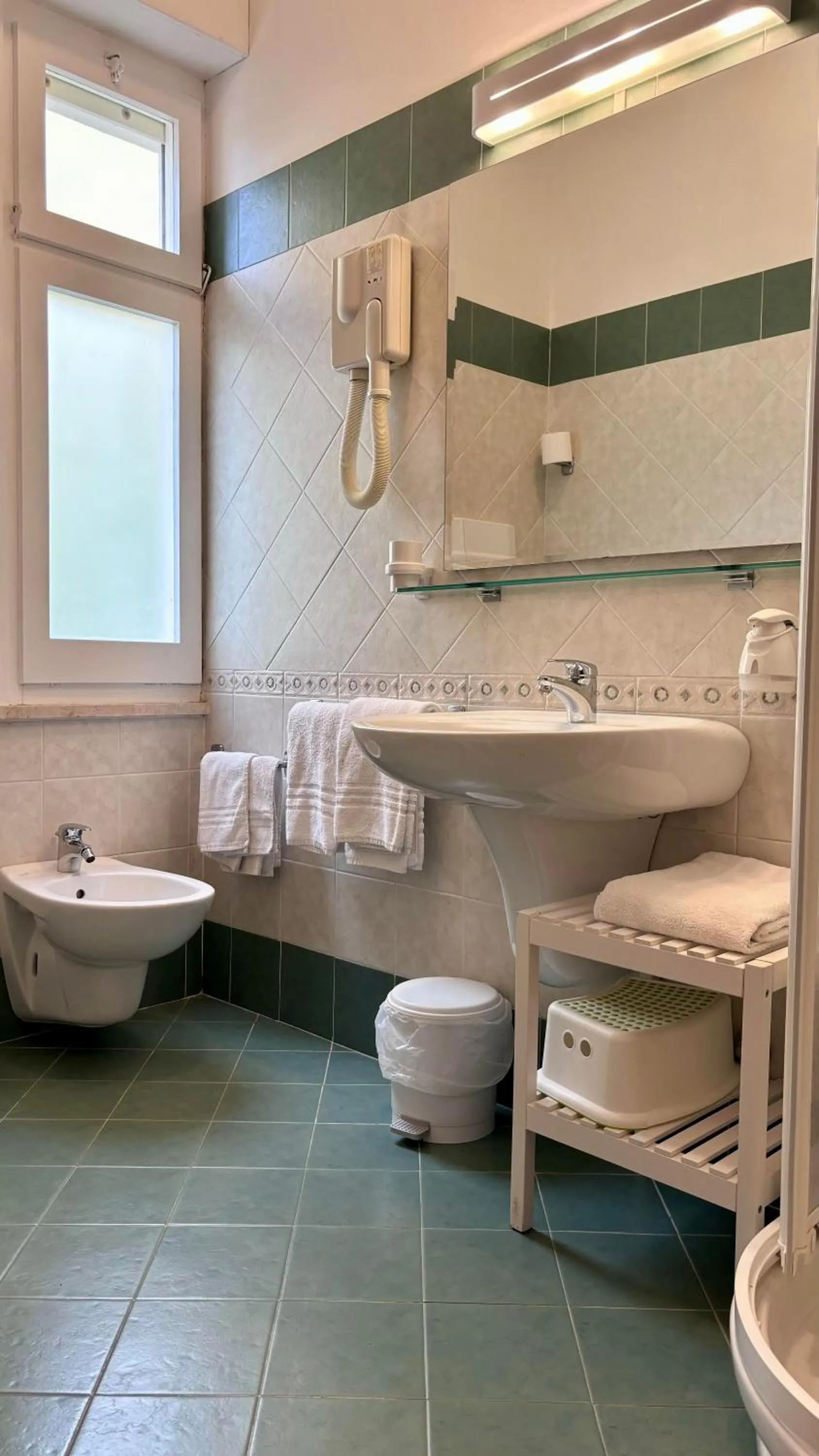 Bathroom in Pinetina Mare Baby Family Hotel