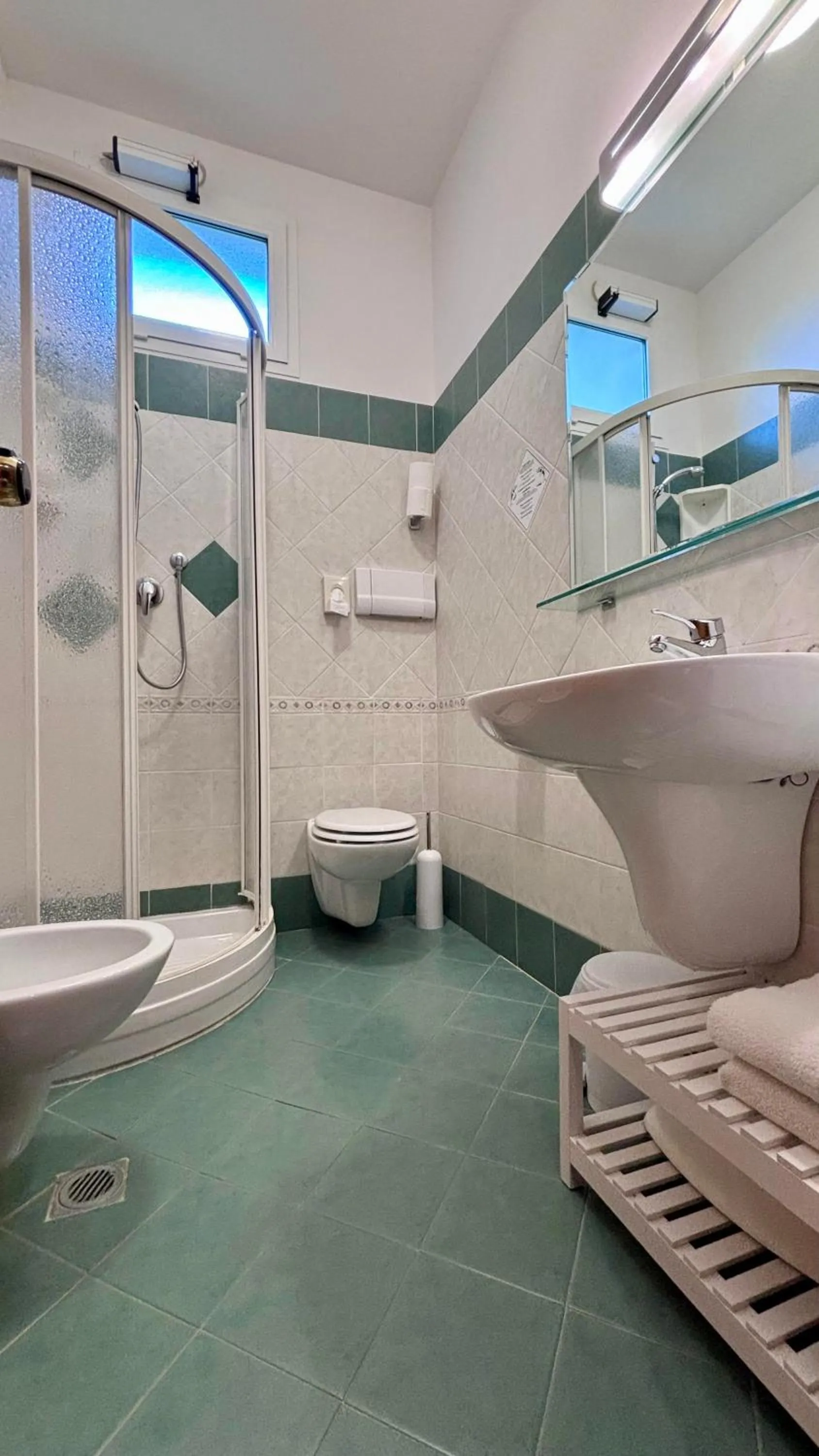 Bathroom in Pinetina Mare Baby Family Hotel