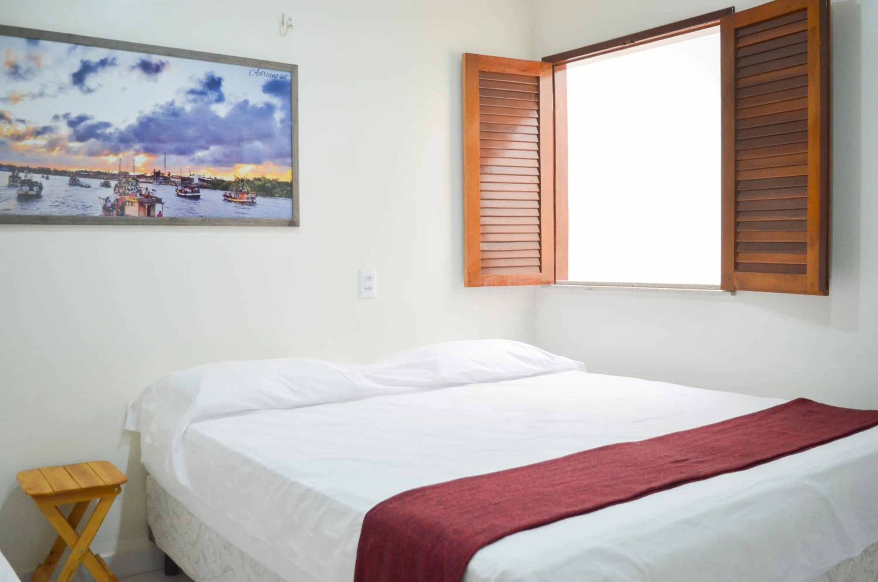 Bed in Pousada Vila Tutóia