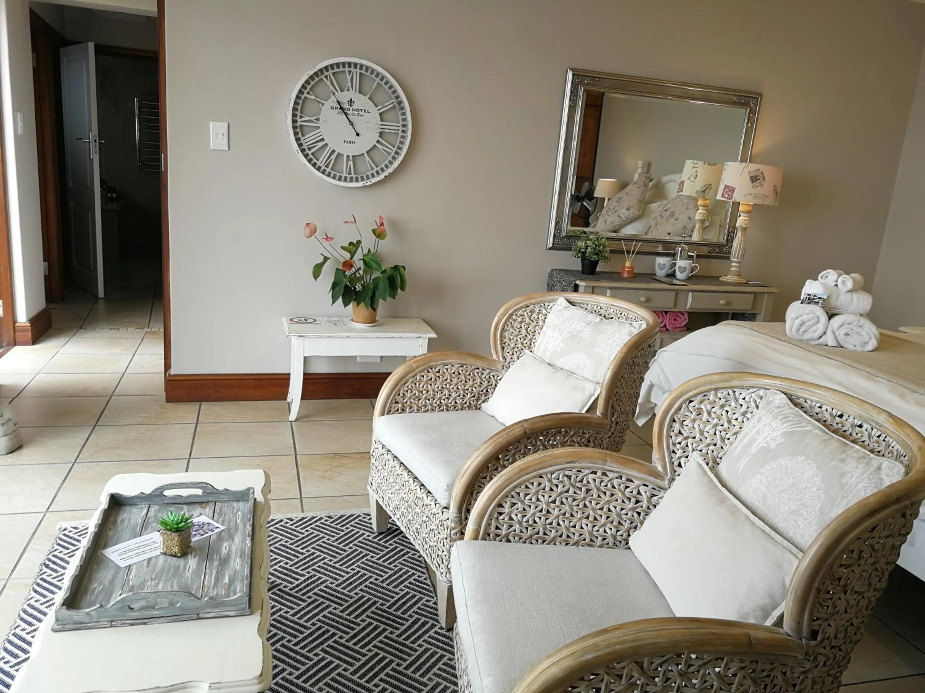 Decorative detail in Lavandula Manor Self-Catering