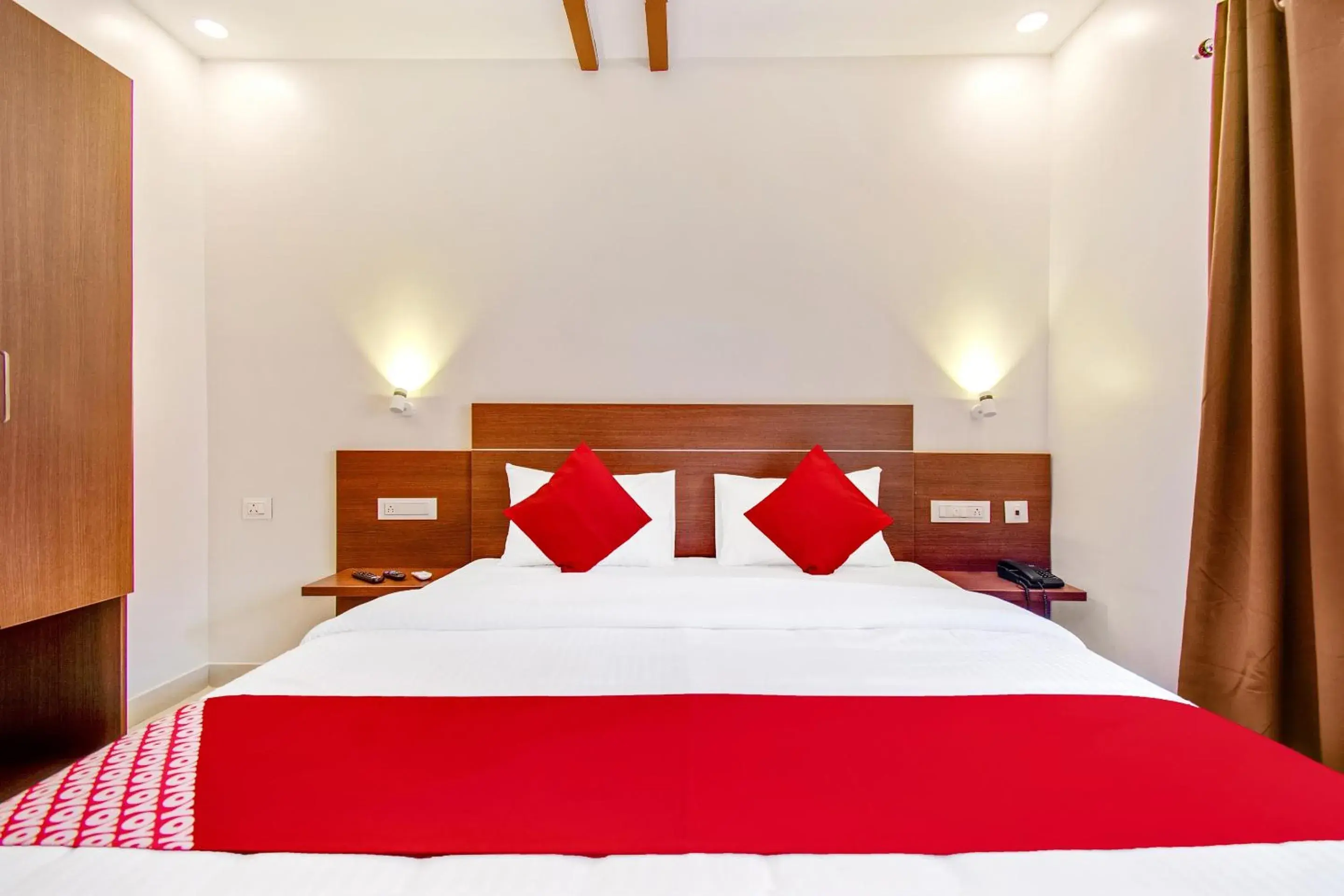 Bedroom, Bed in Super Hotel O Resida Elite Service Apartments Near Manipal hospital Bedroom, Bed in Super Hotel O Resida Elite Service Apartments Near Manipal hospital