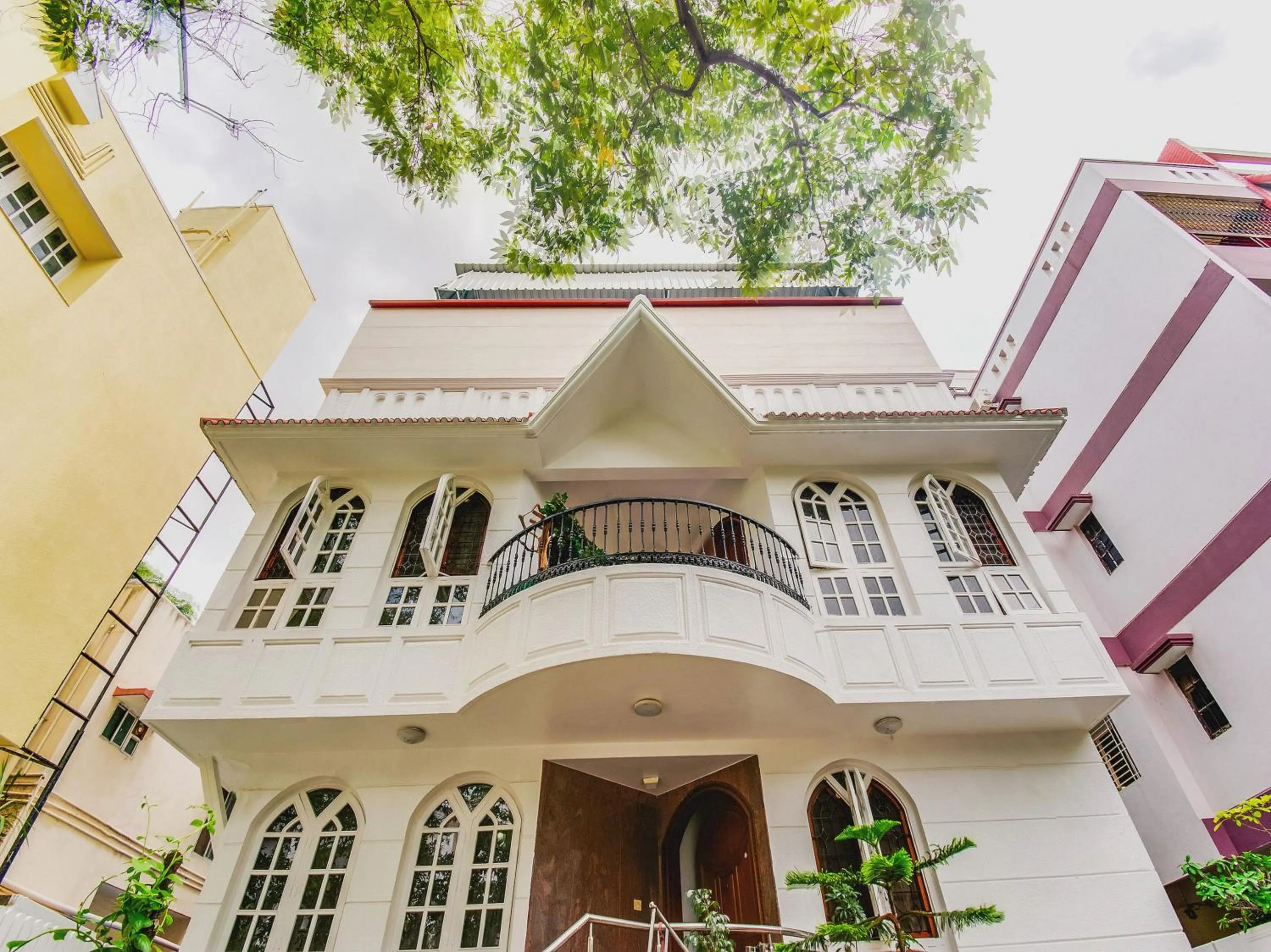 Facade/entrance in Super Hotel O Resida Elite Service Apartments Near Manipal hospital