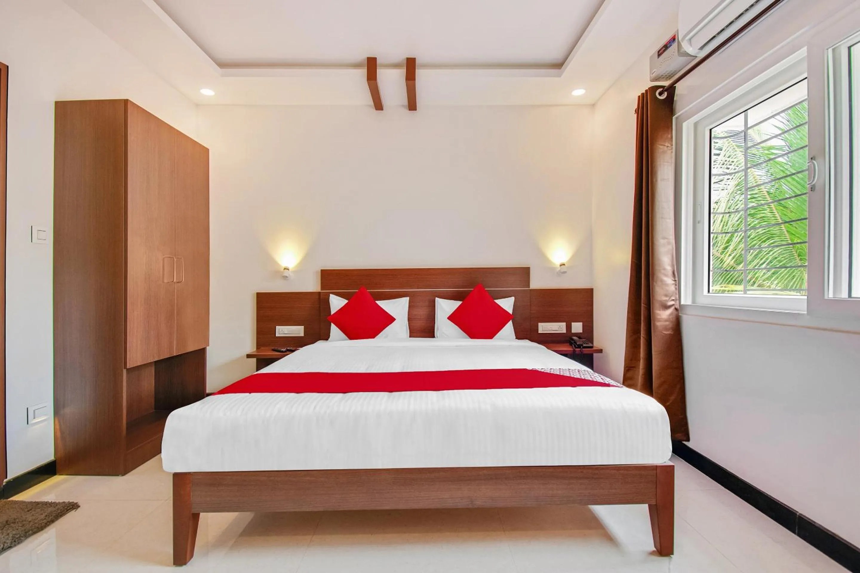 Bedroom, Bed in Super Hotel O Resida Elite Service Apartments Near Manipal hospital