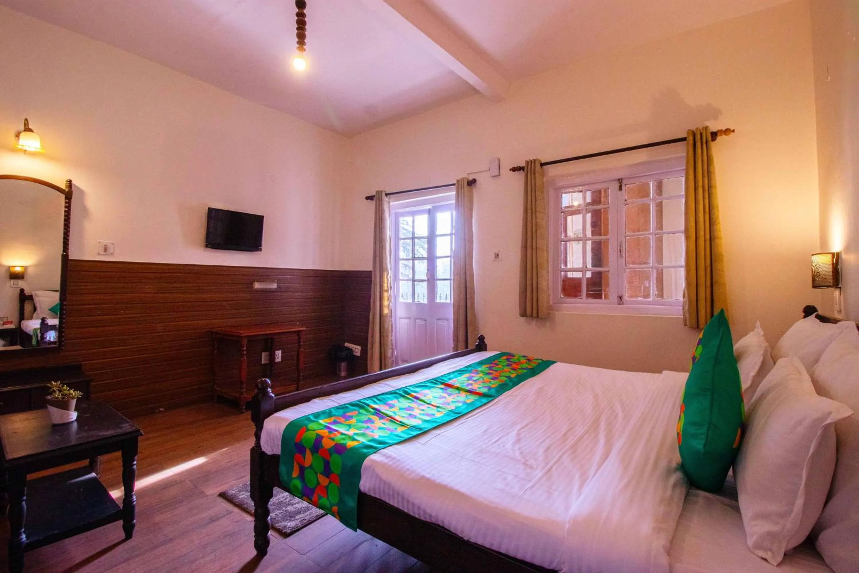 Bedroom, Bed in Treebo The Alpine Heritage Residency