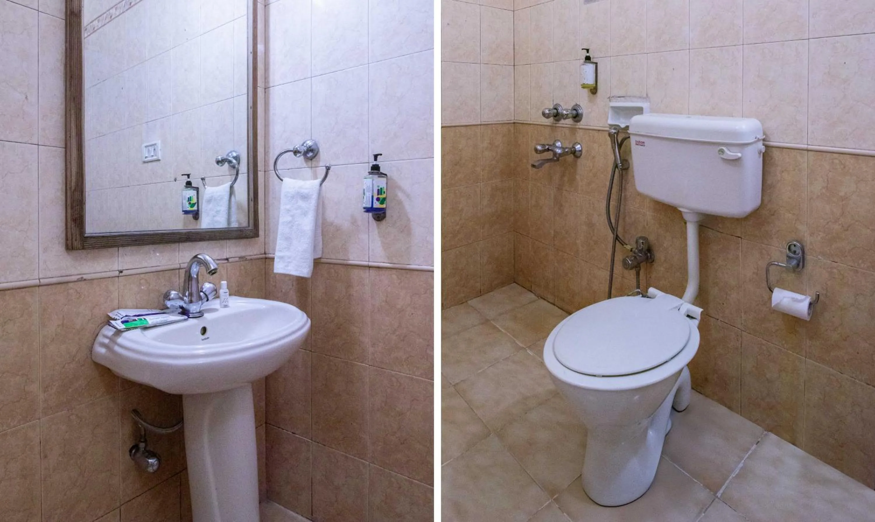 Bathroom in Treebo The Alpine Heritage Residency