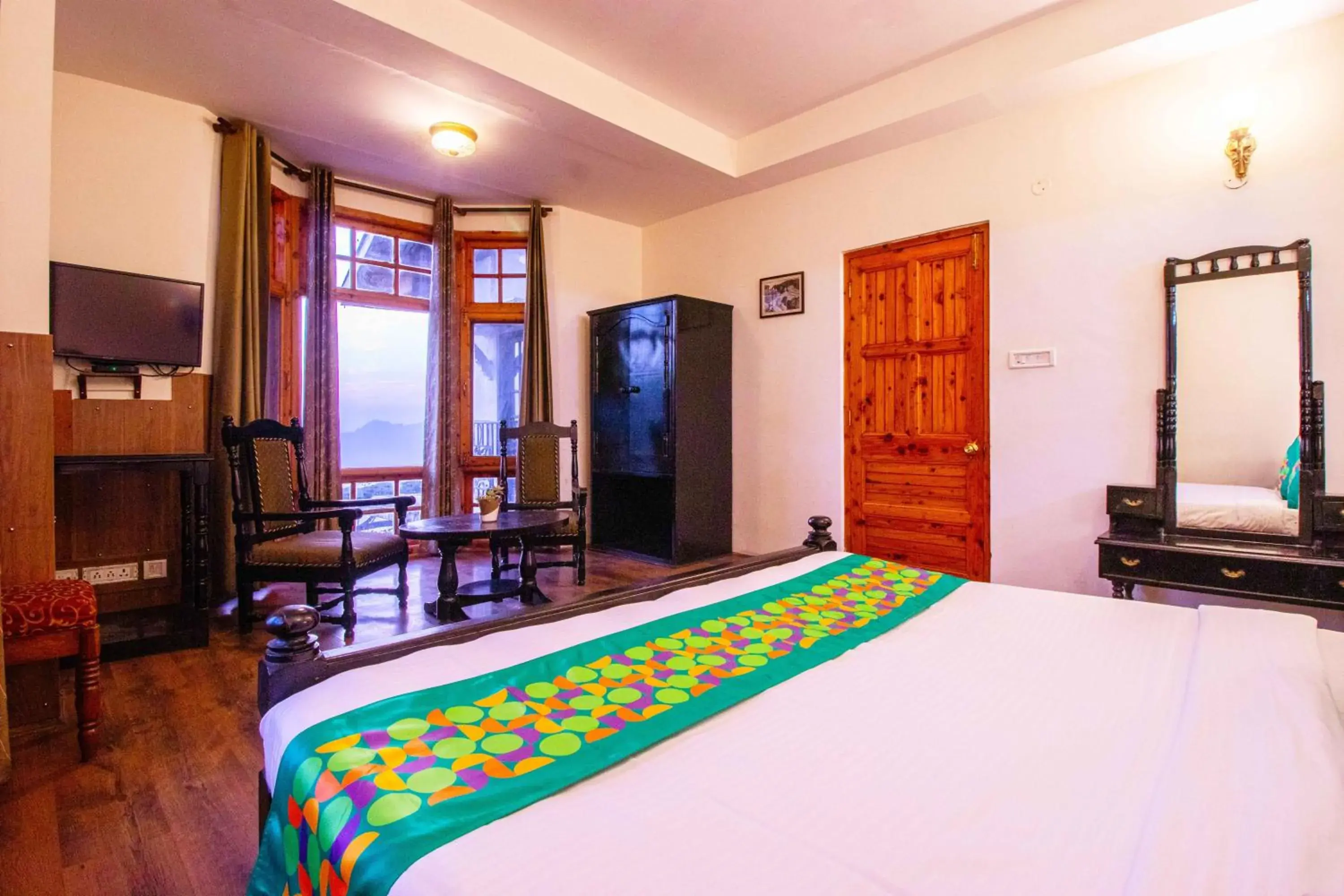 Bedroom, Bed in Treebo The Alpine Heritage Residency Bedroom, Bed in Treebo The Alpine Heritage Residency