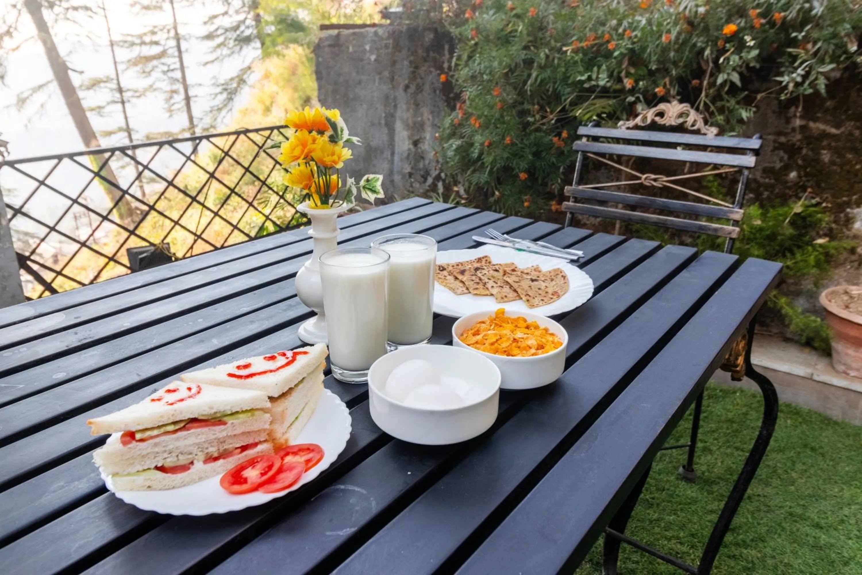 Breakfast in Treebo The Alpine Heritage Residency