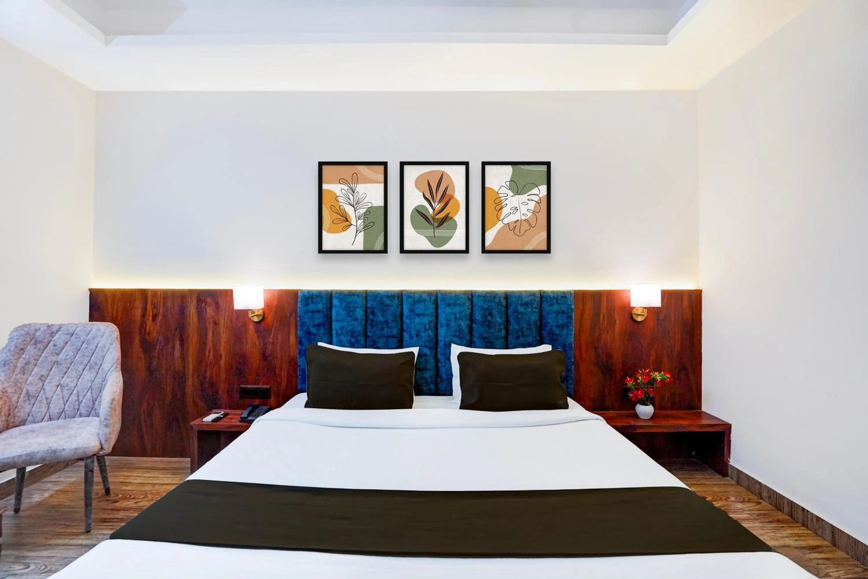 Bedroom, Bed in Super Townhouse Prince Chowk Near Railway Station