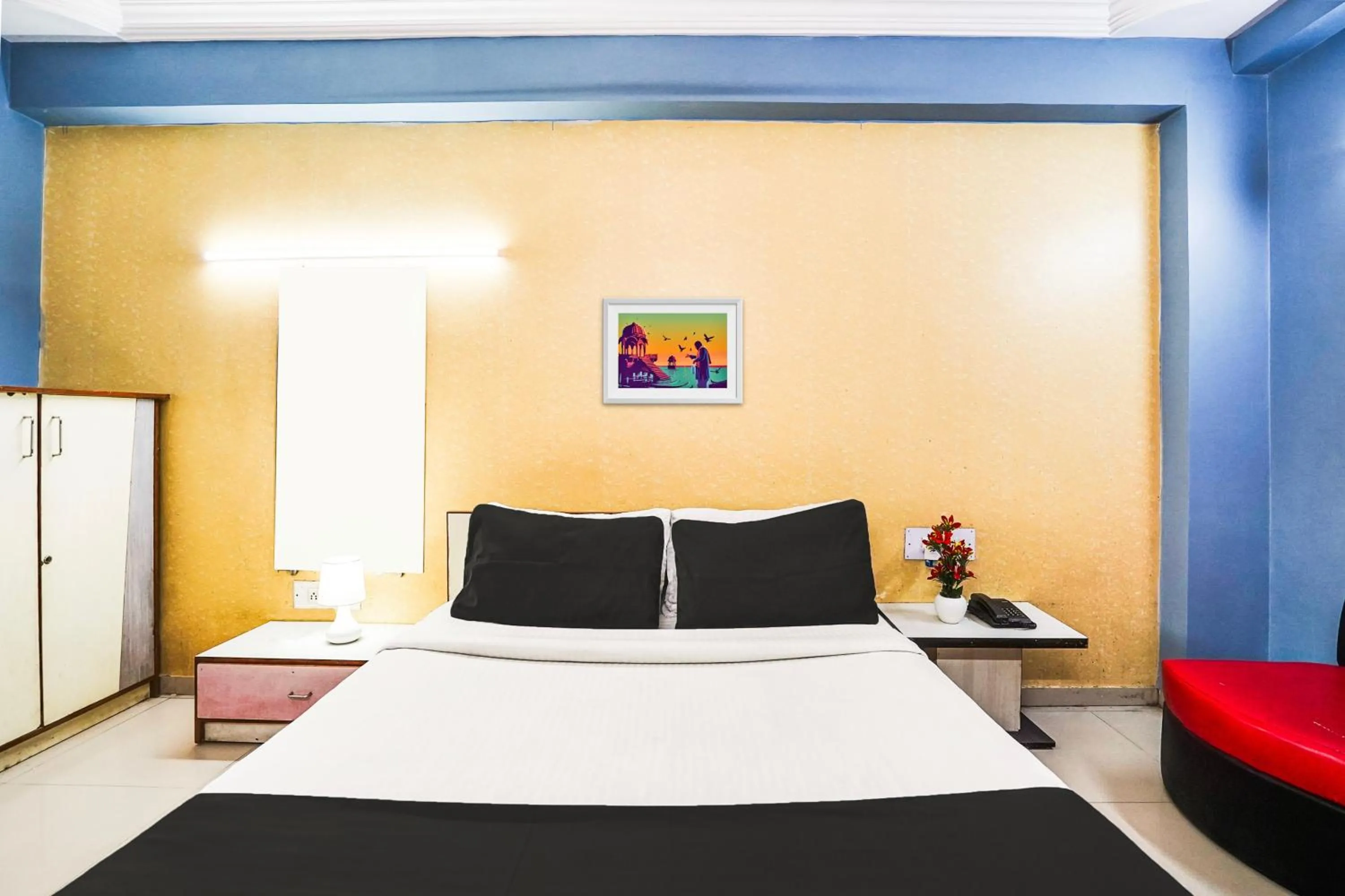 Bedroom, Bed in Hotel O Vibrant Residency