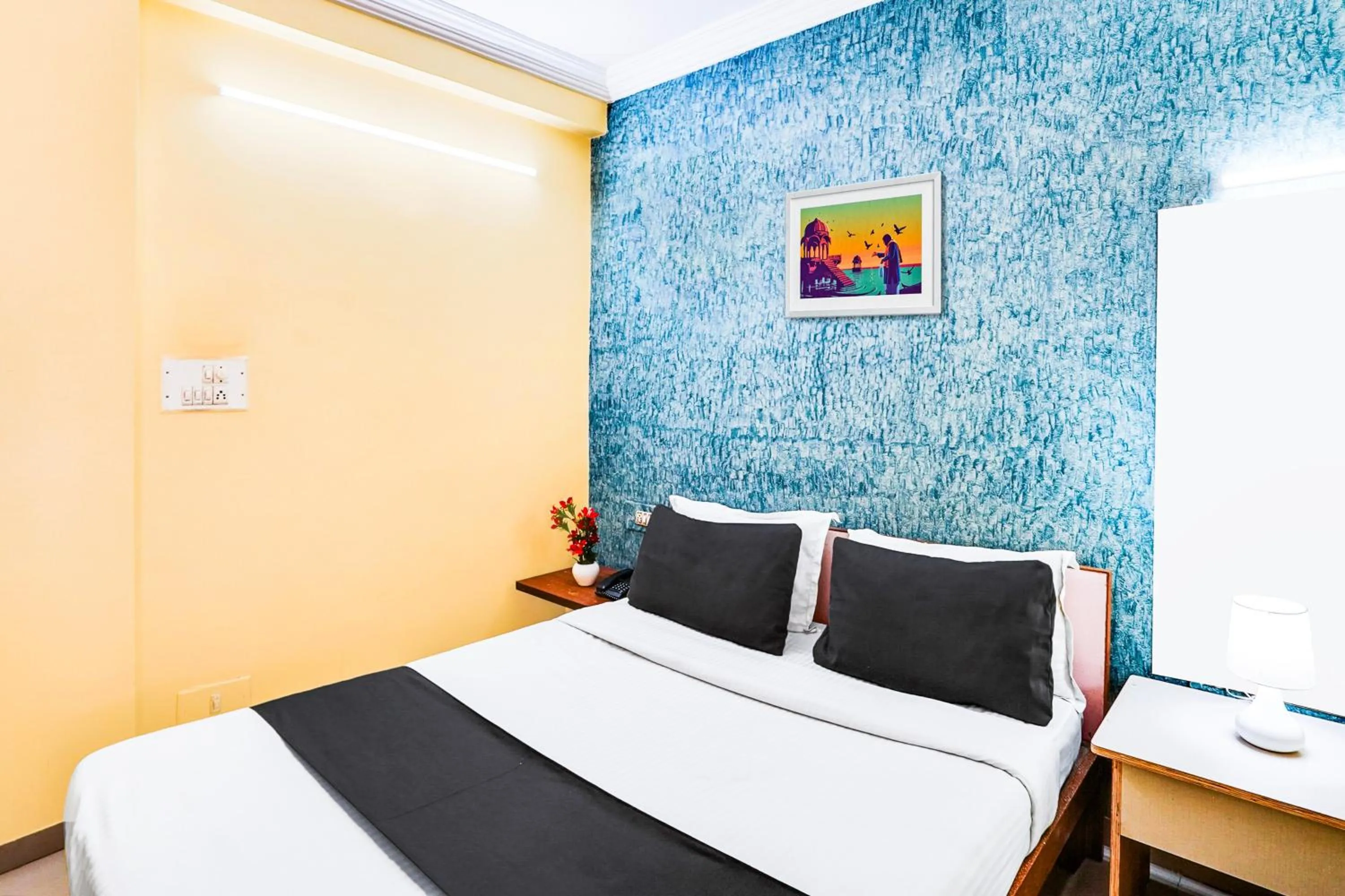 Bedroom, Bed in Hotel O Vibrant Residency