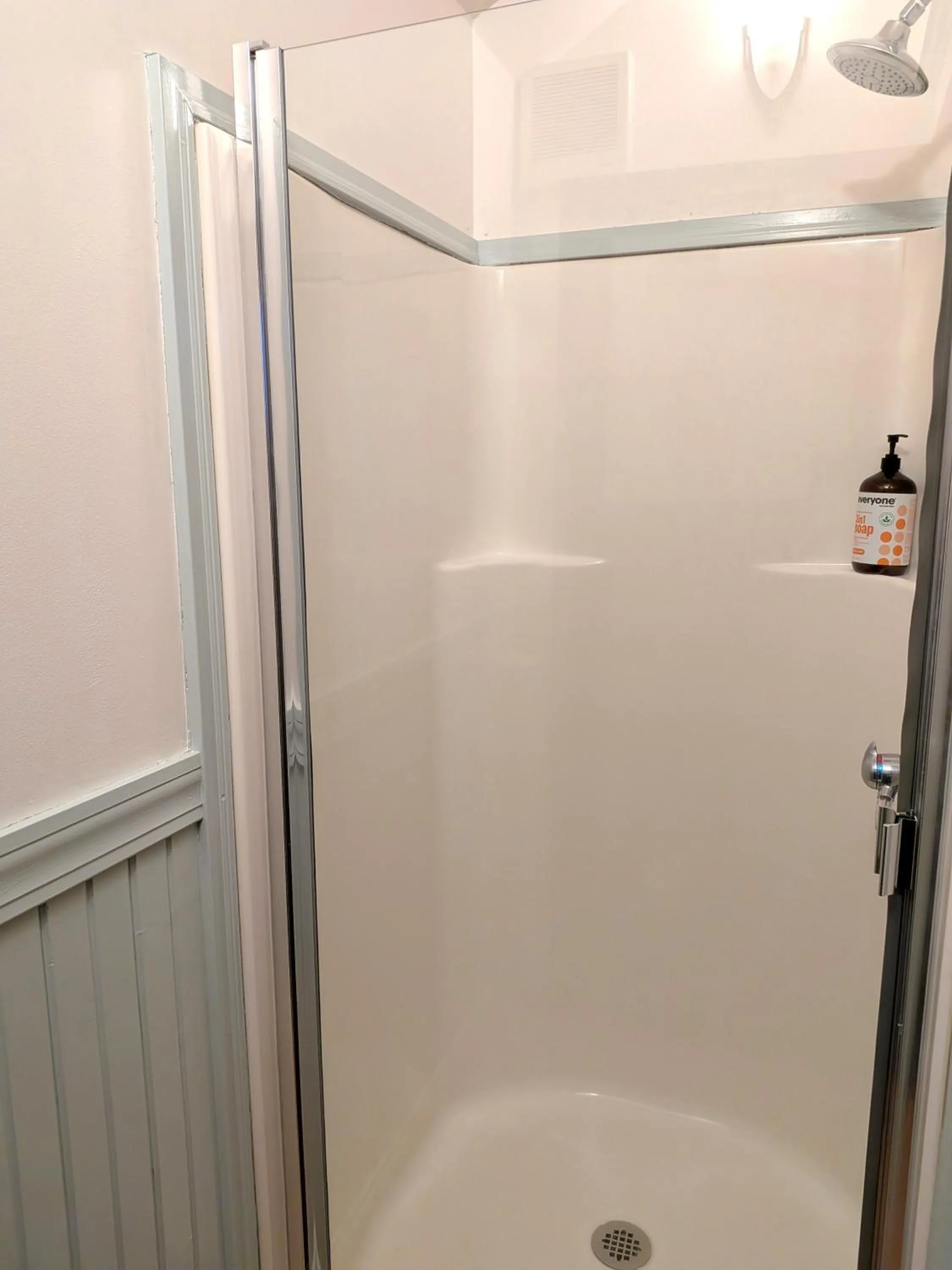 Shower in Bluebird Guesthouse