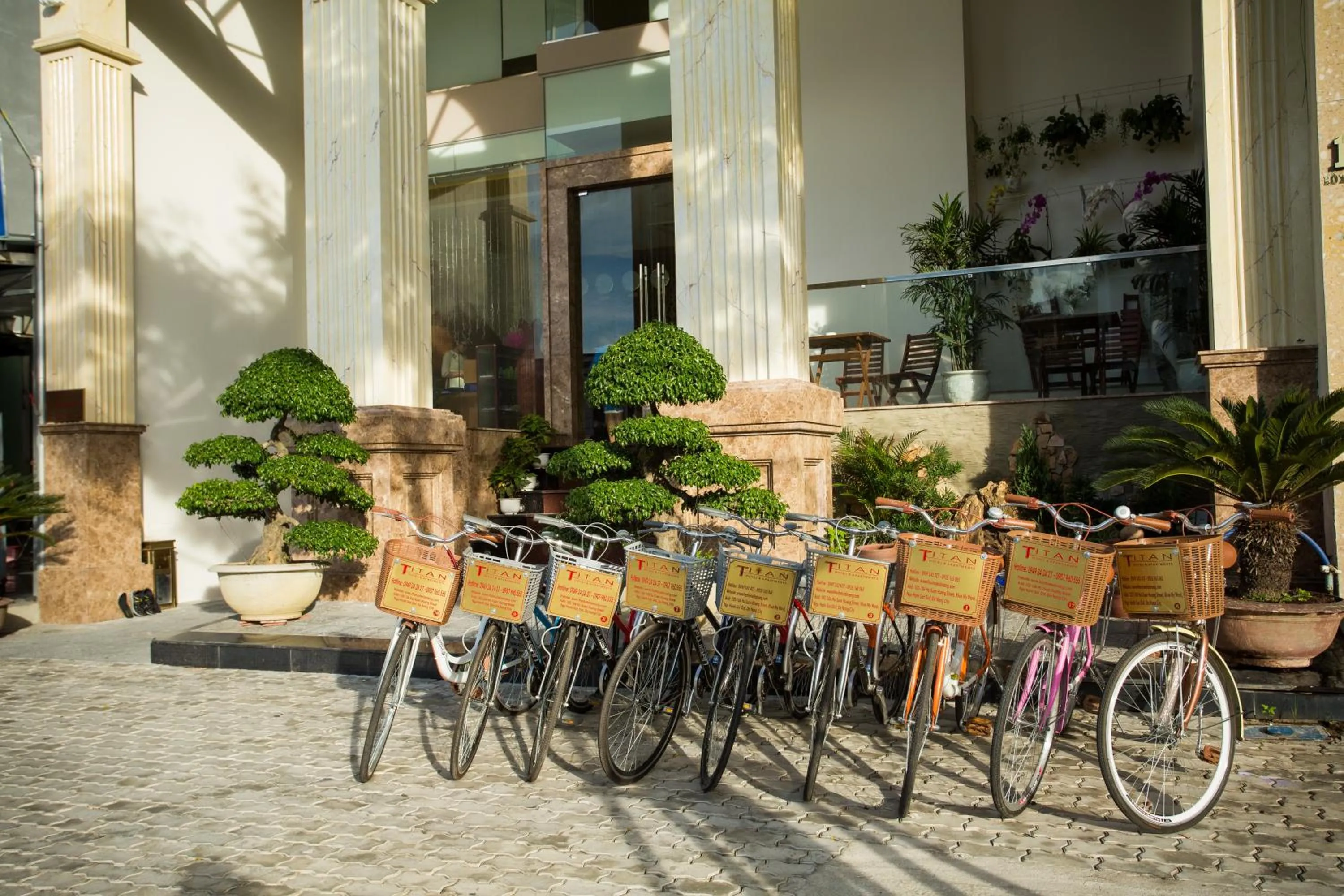 Patio in Titan Hotel Da Nang