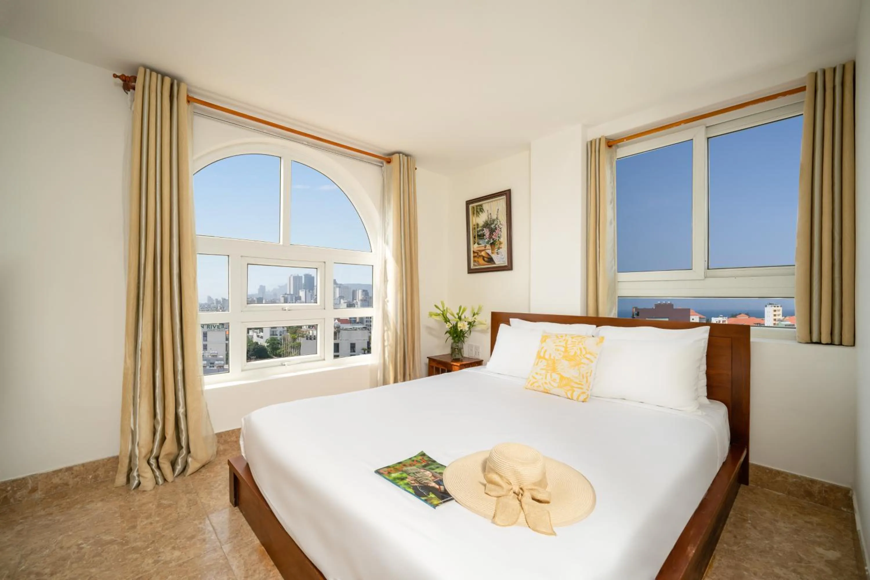 Bed in Titan Hotel Da Nang