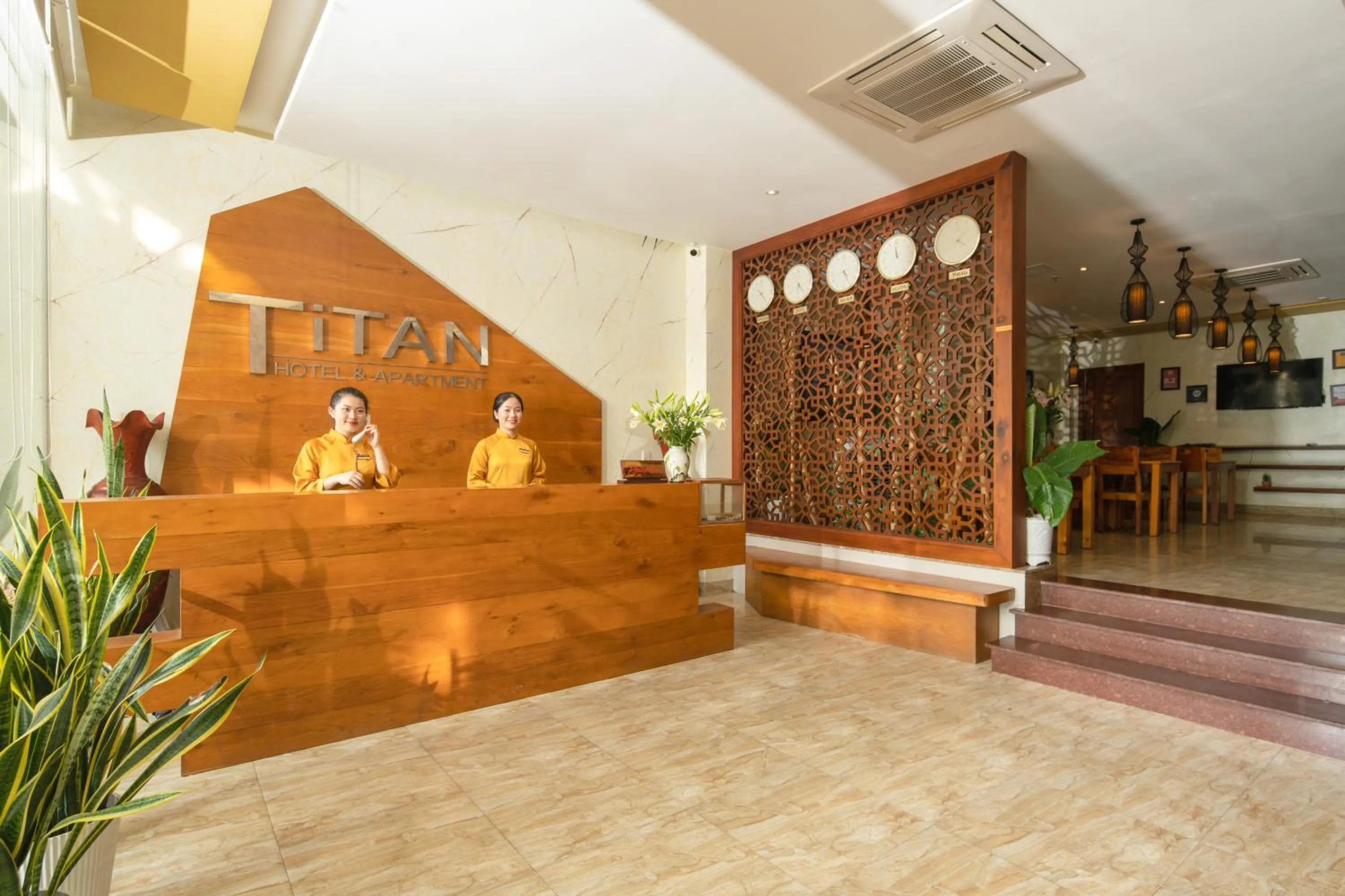 Lobby or reception in Titan Hotel Da Nang