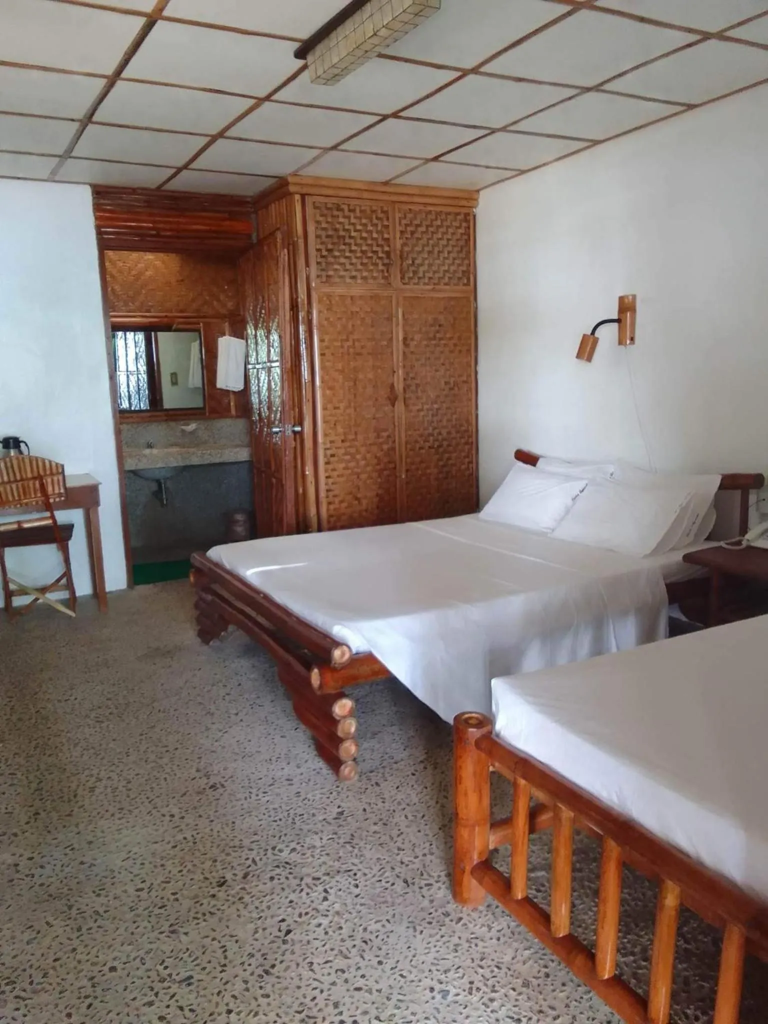 Bed in Costa Aguada Island Resort, Inampulugan Island, Sibunag, Guimaras