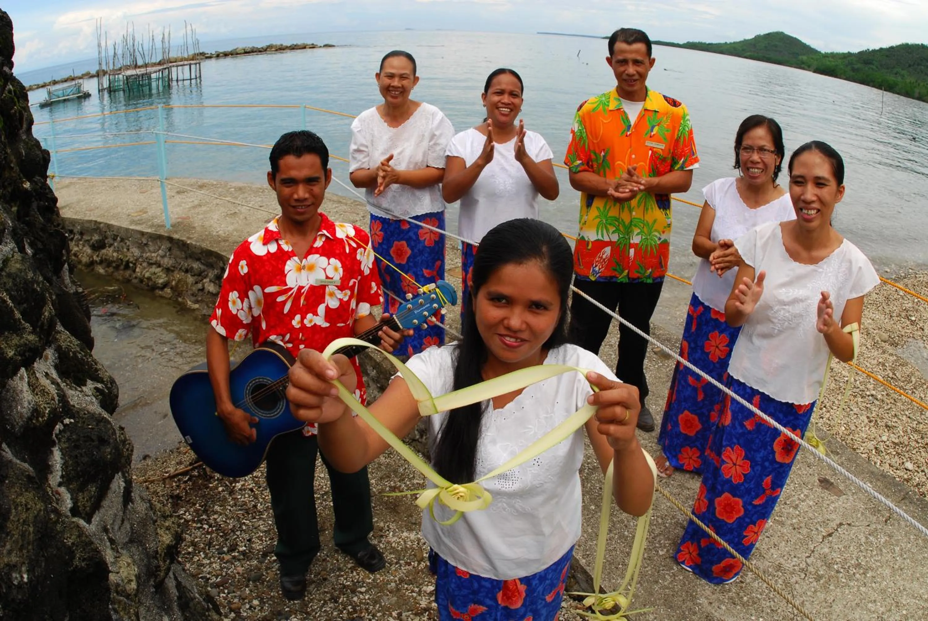 Staff in Costa Aguada Island Resort, Inampulugan Island, Sibunag, Guimaras