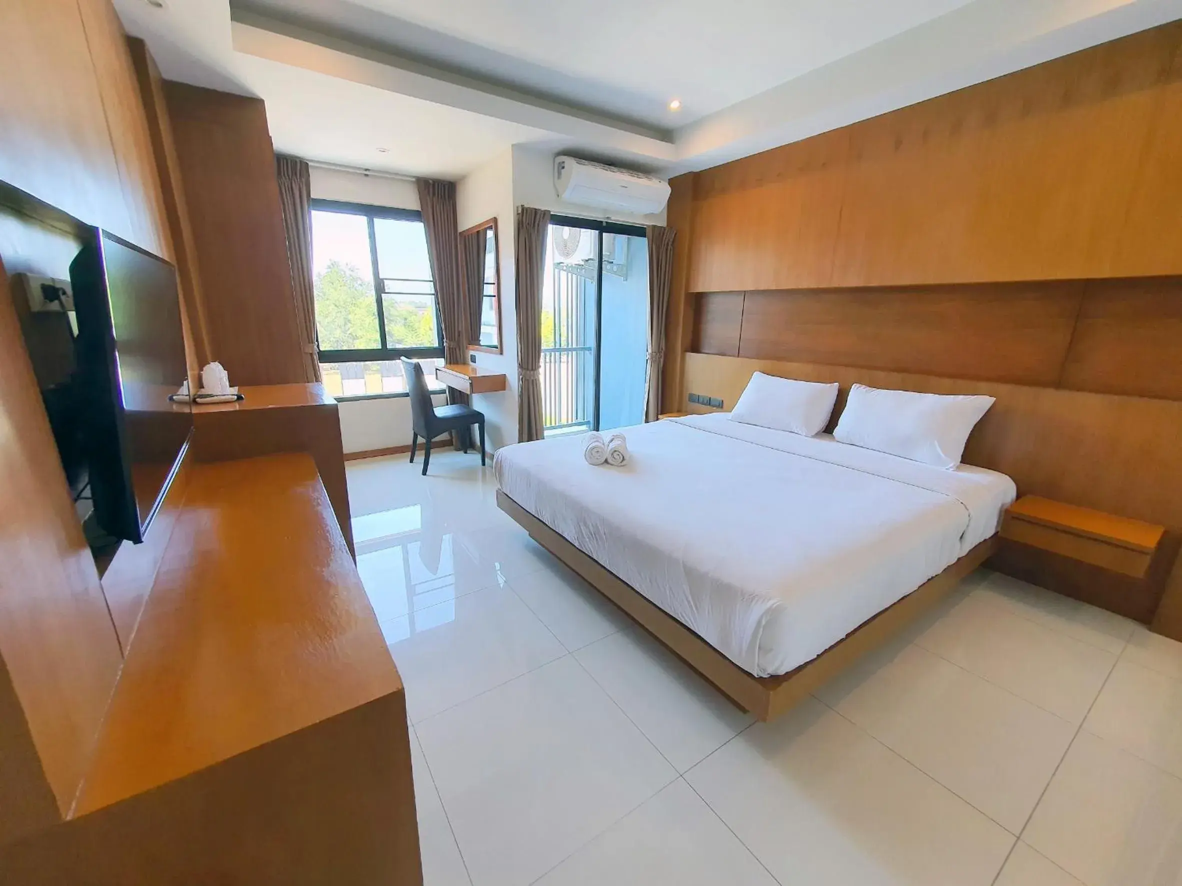 Bed in The D257 Hotel Bed in The D257 Hotel