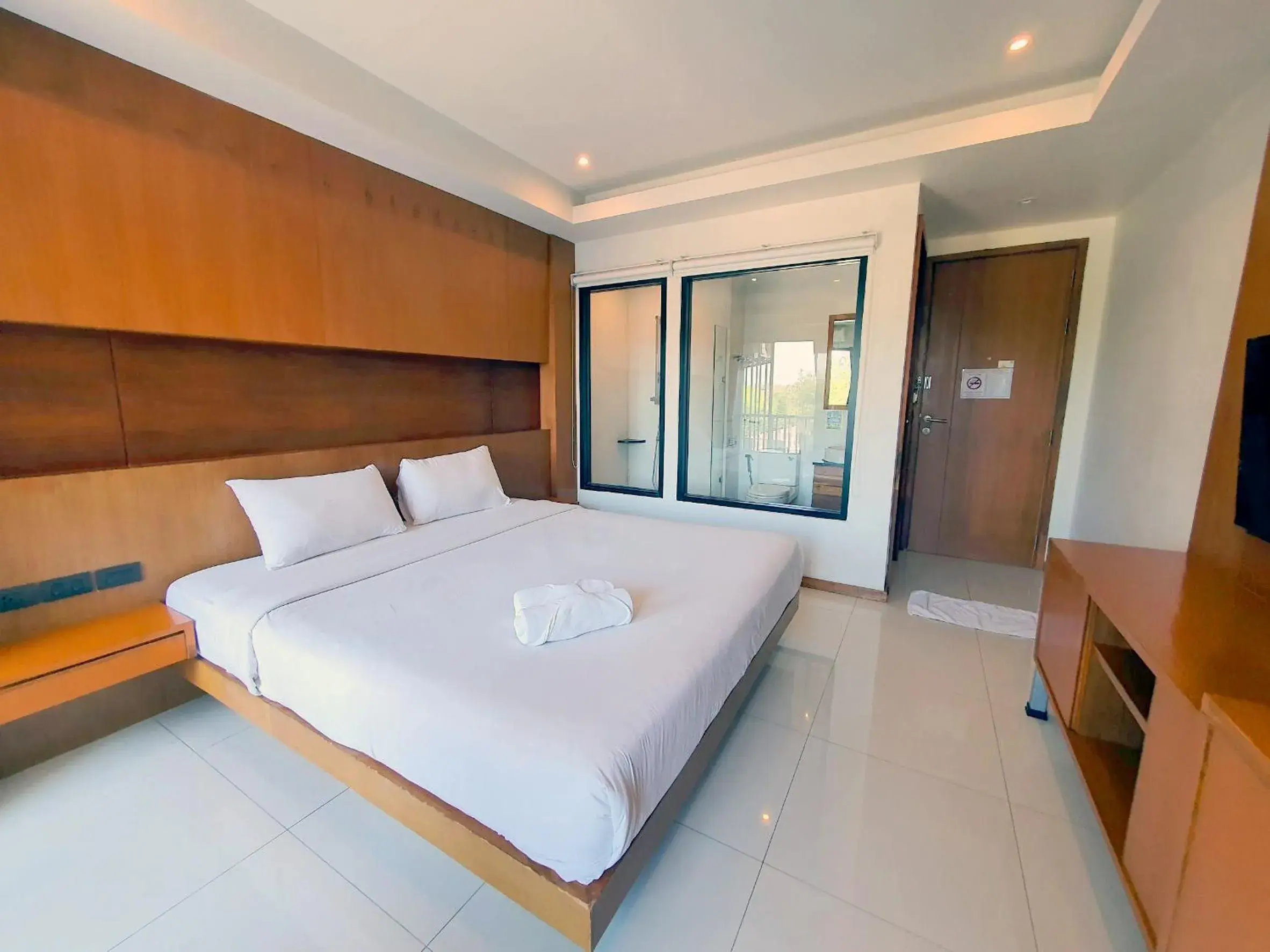 Bed in The D257 Hotel Bed in The D257 Hotel