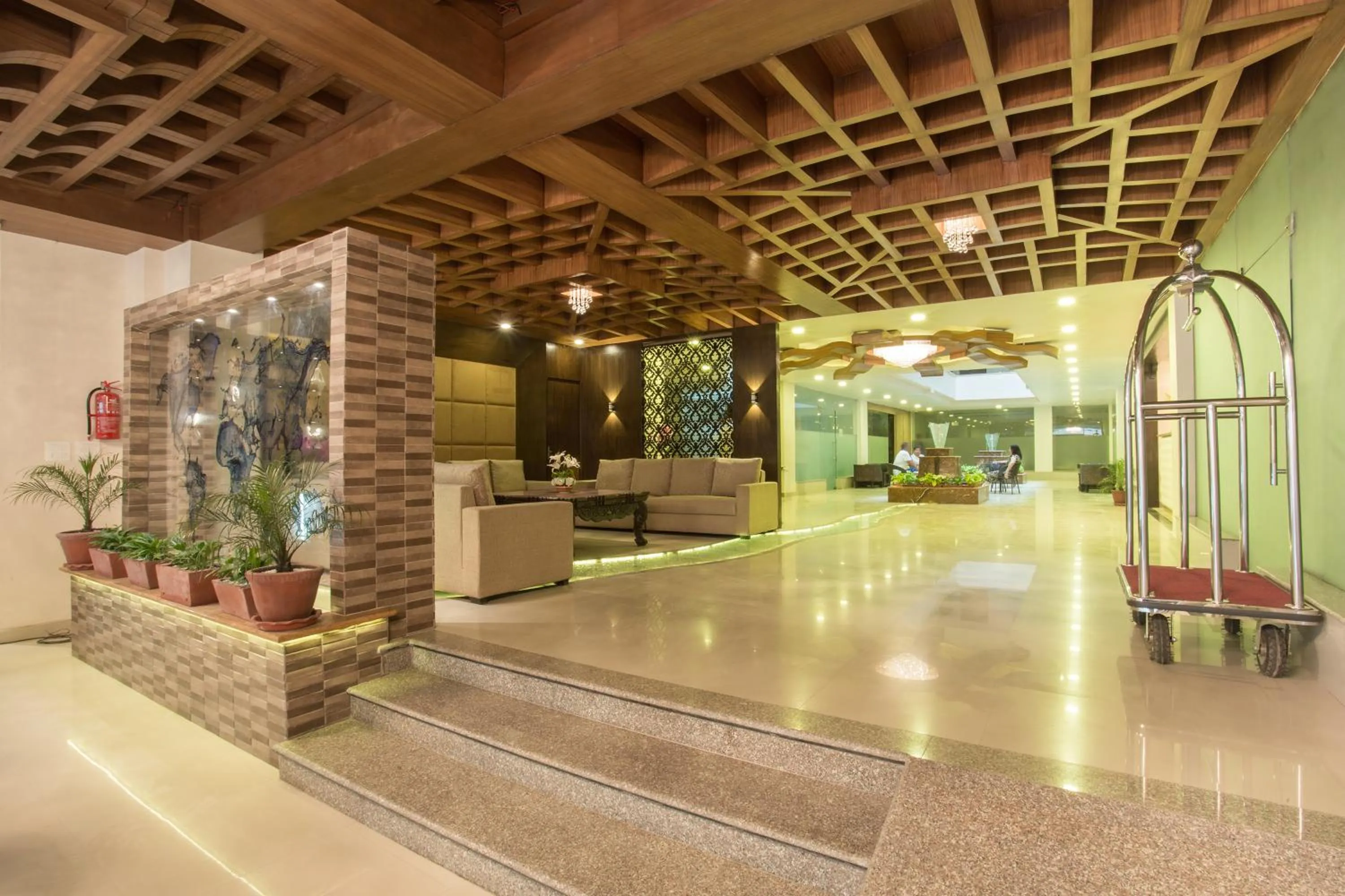 Lobby or reception in Yatri Suites and Spa