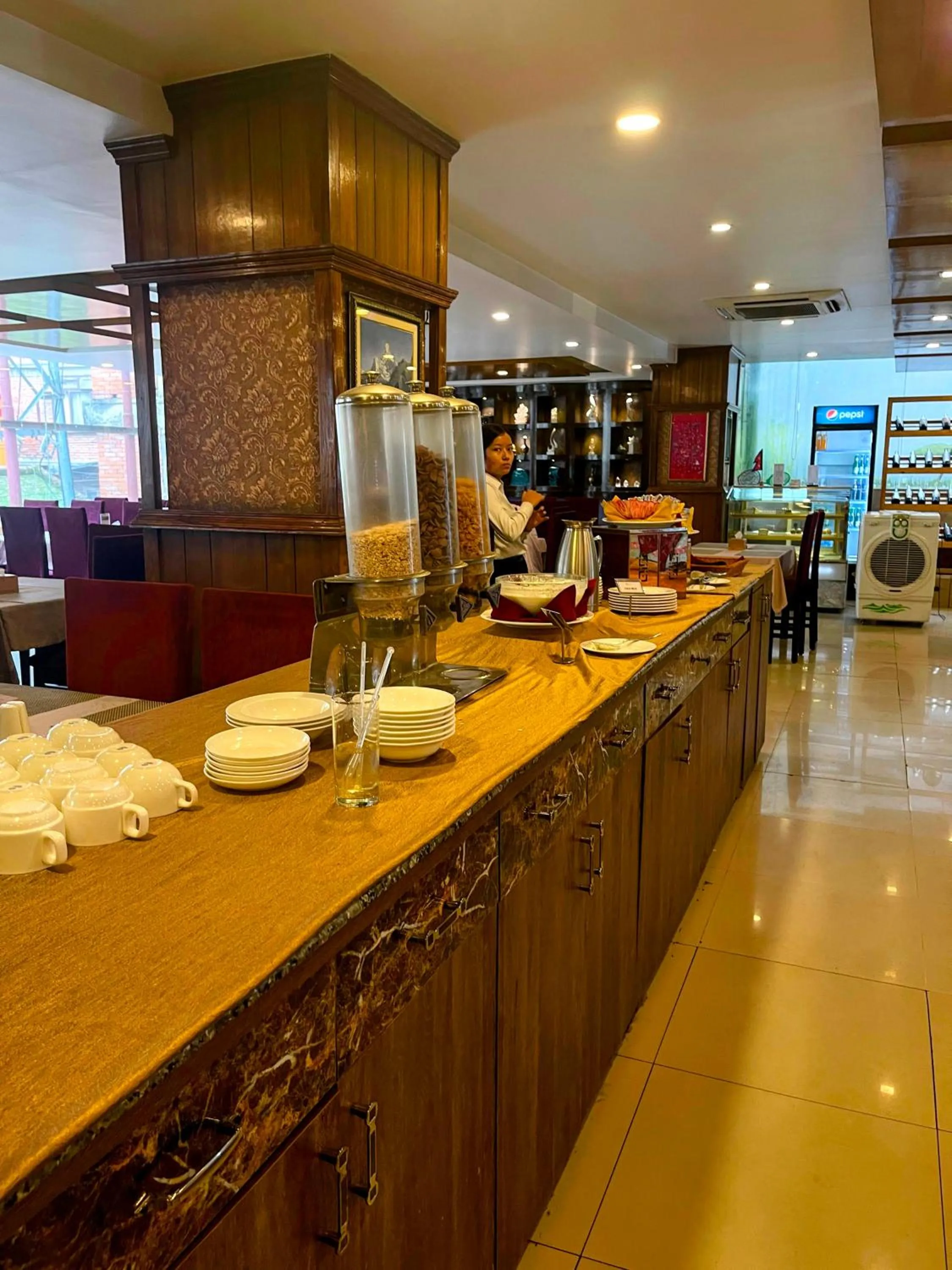 Buffet breakfast in Yatri Suites and Spa