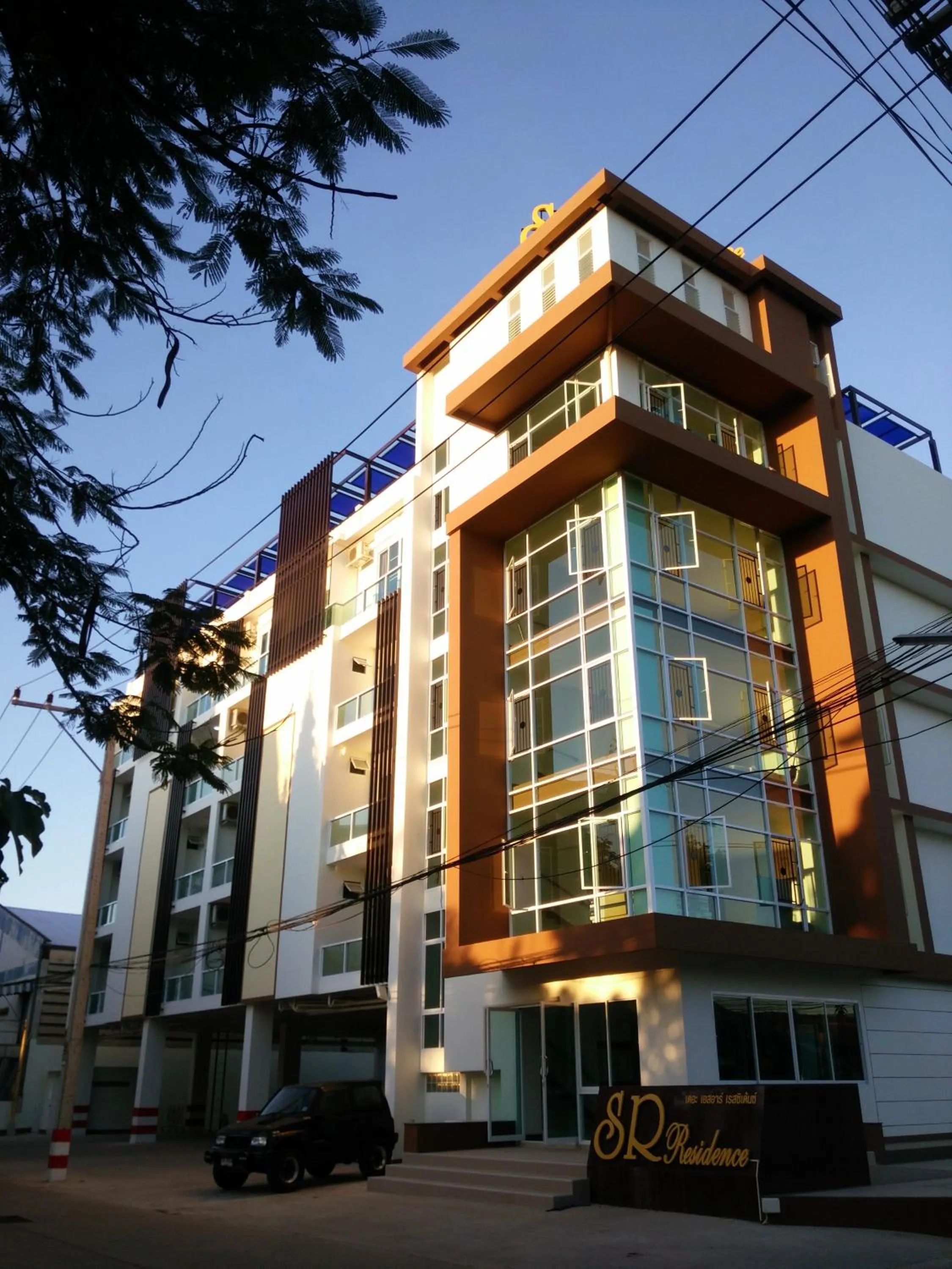 Facade/entrance in The SR Residence Lampang