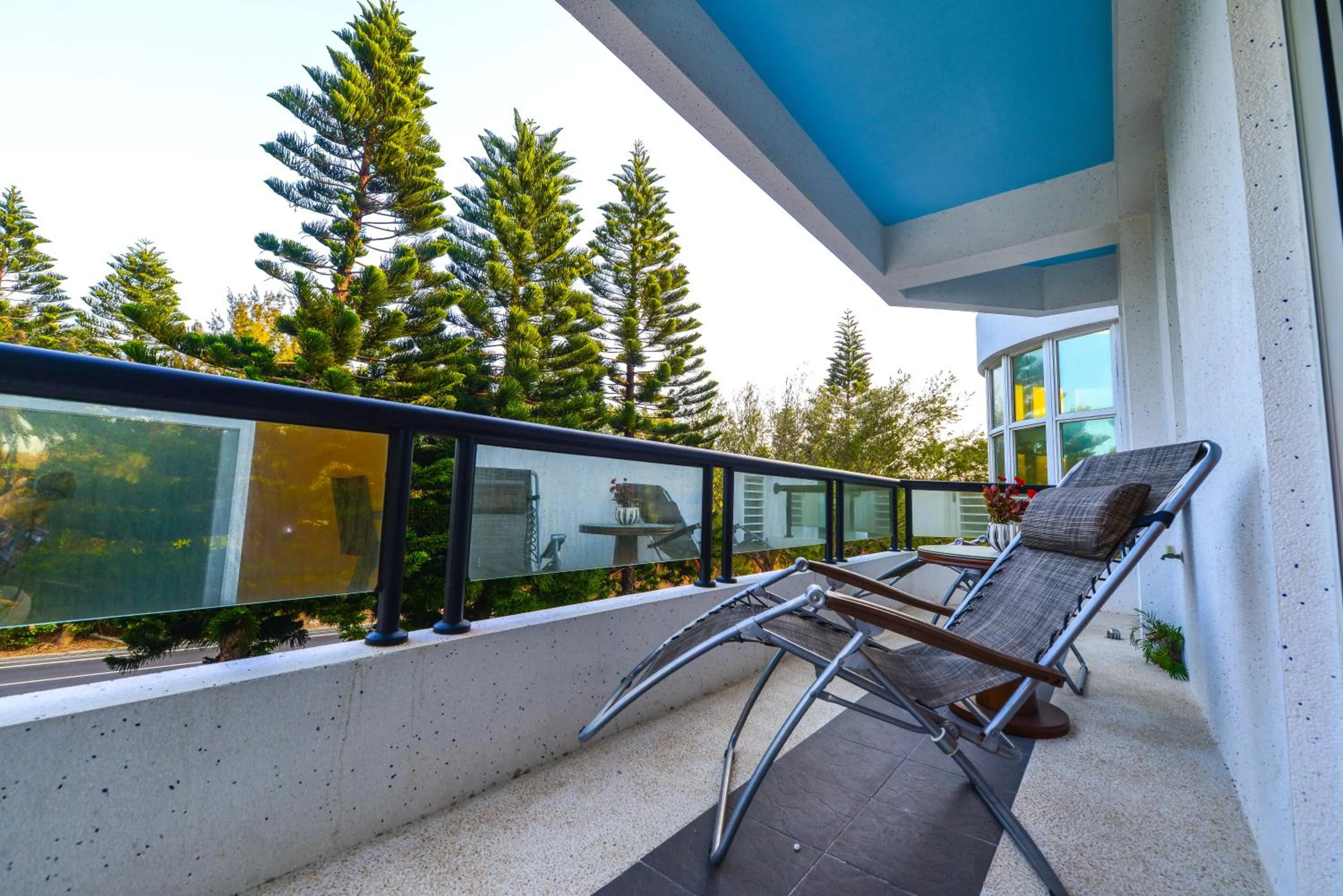 Balcony/Terrace in 海角203民宿