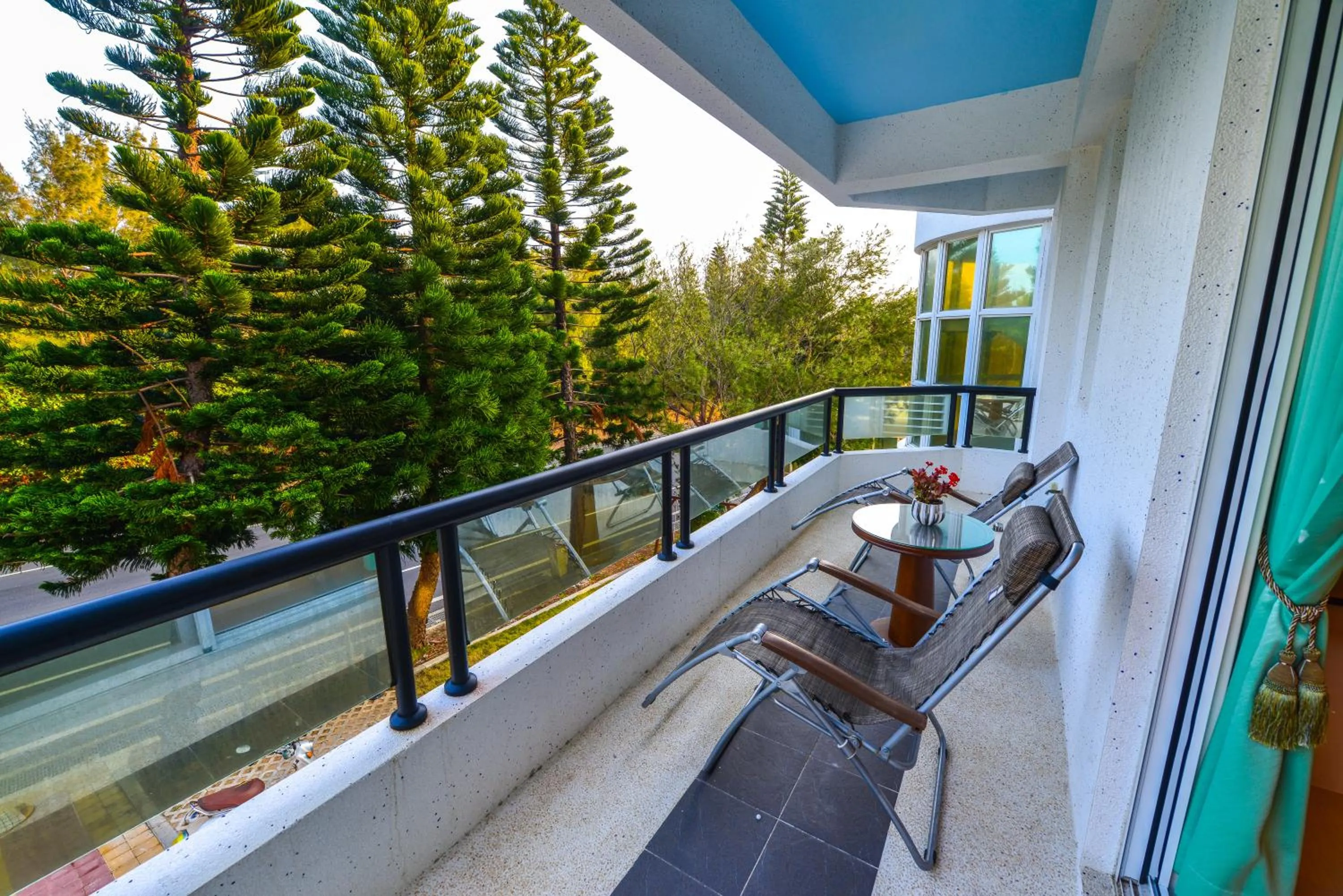 Balcony/Terrace in 海角203民宿