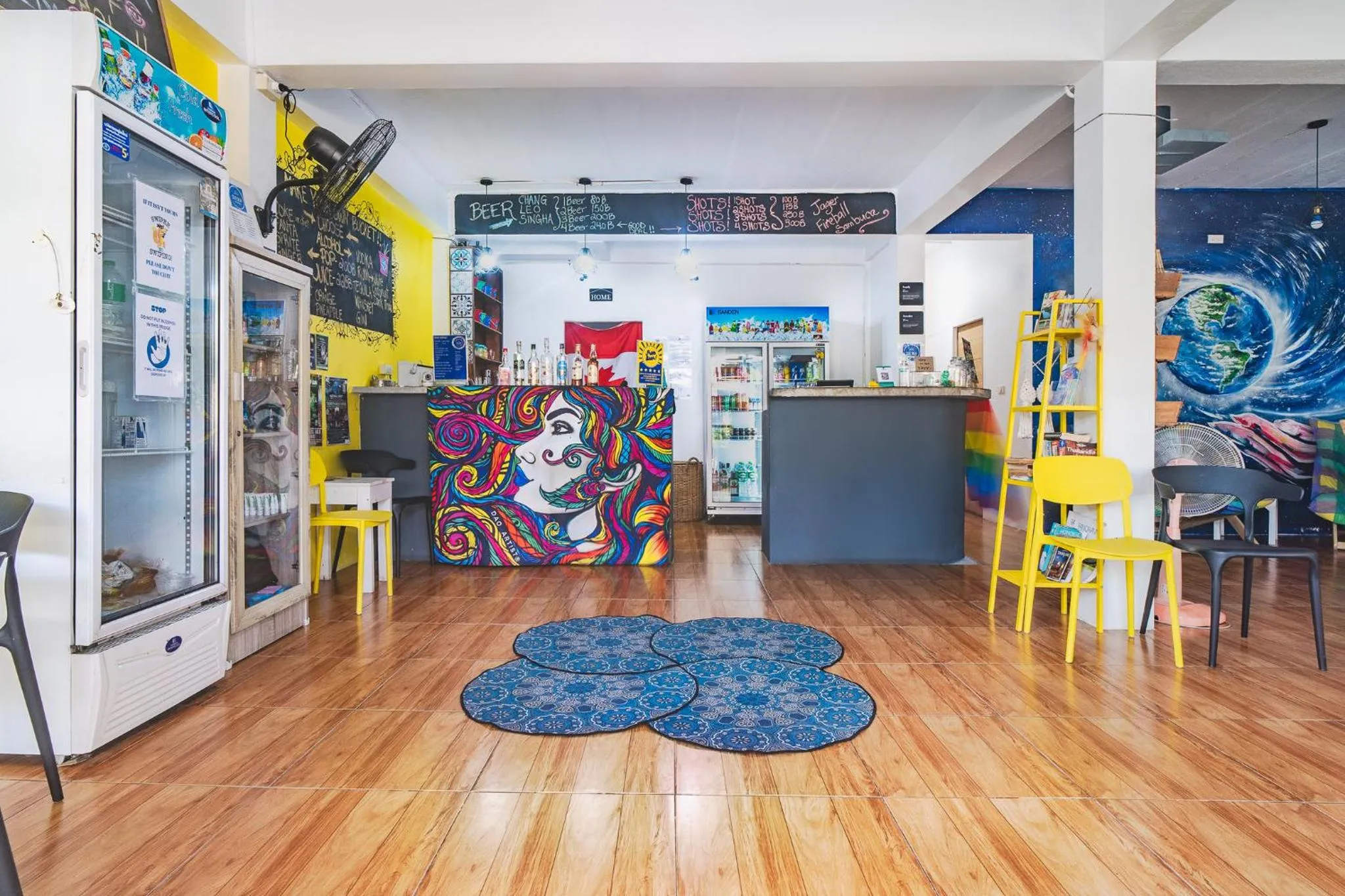 Lobby or reception in See Sea Backpackers House