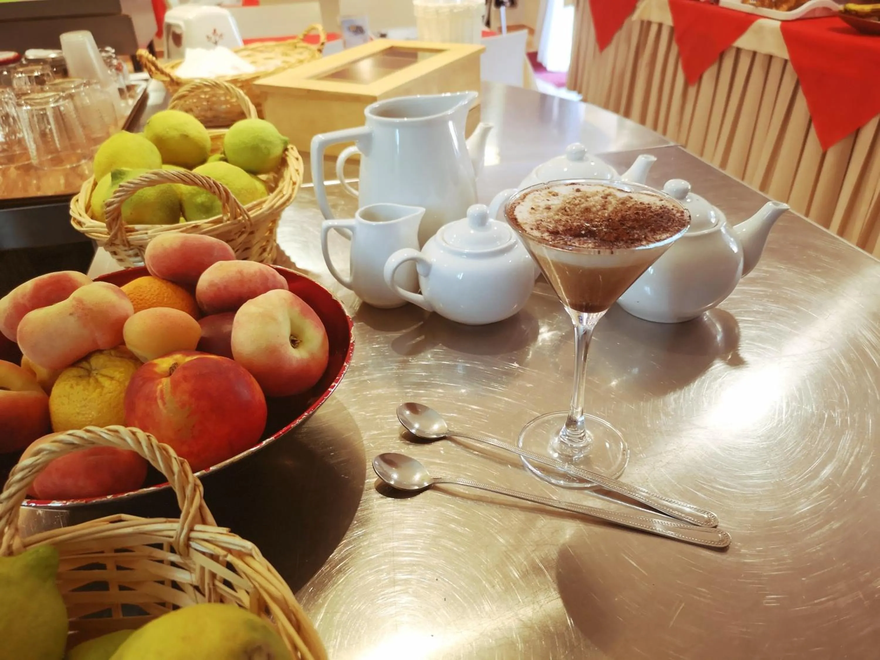 Continental breakfast in Hotel San Martino