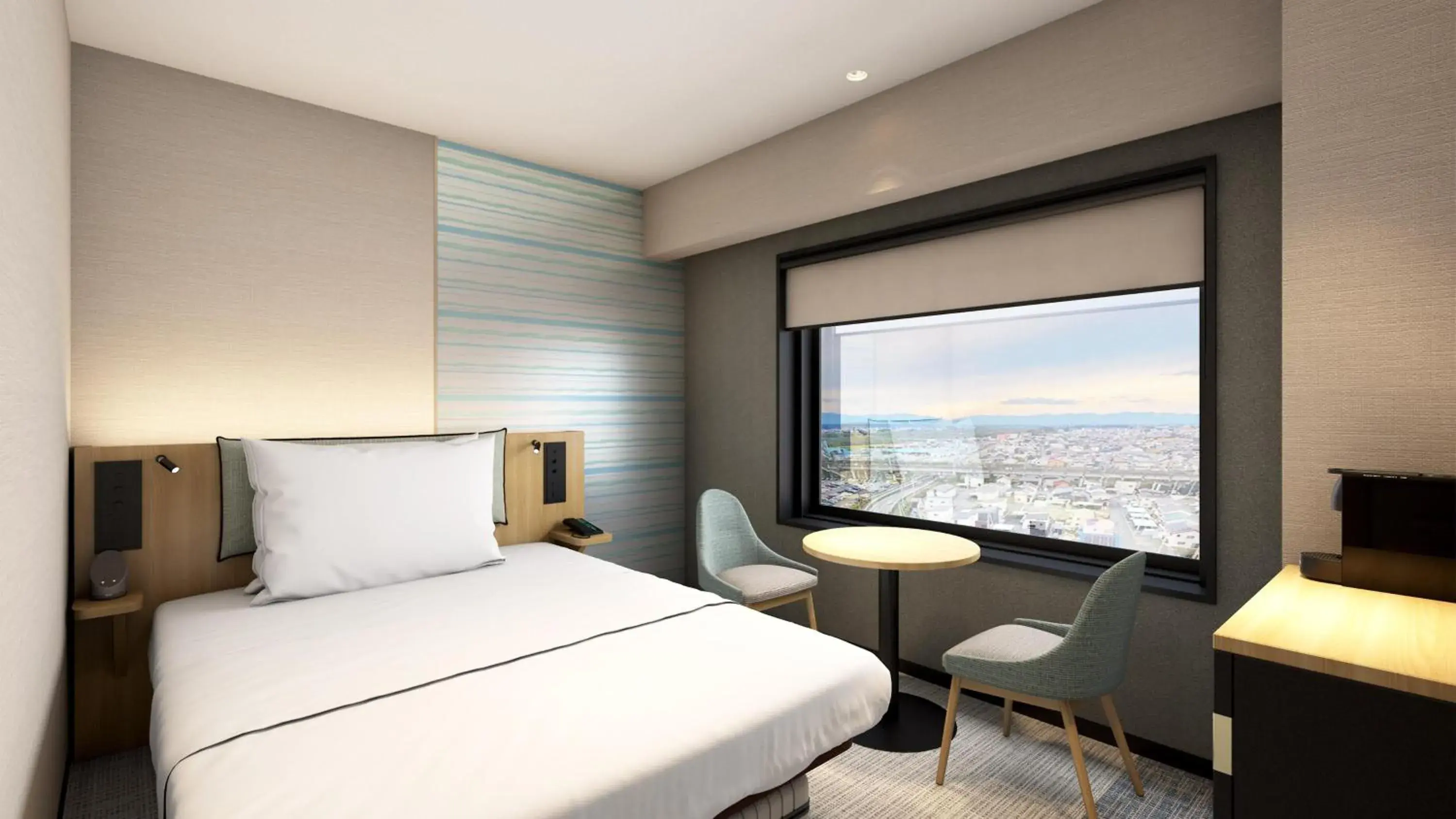 Photo of the whole room, Bed in ANA Holiday Inn Iwate Kitakami by IHG Photo of the whole room, Bed in ANA Holiday Inn Iwate Kitakami by IHG