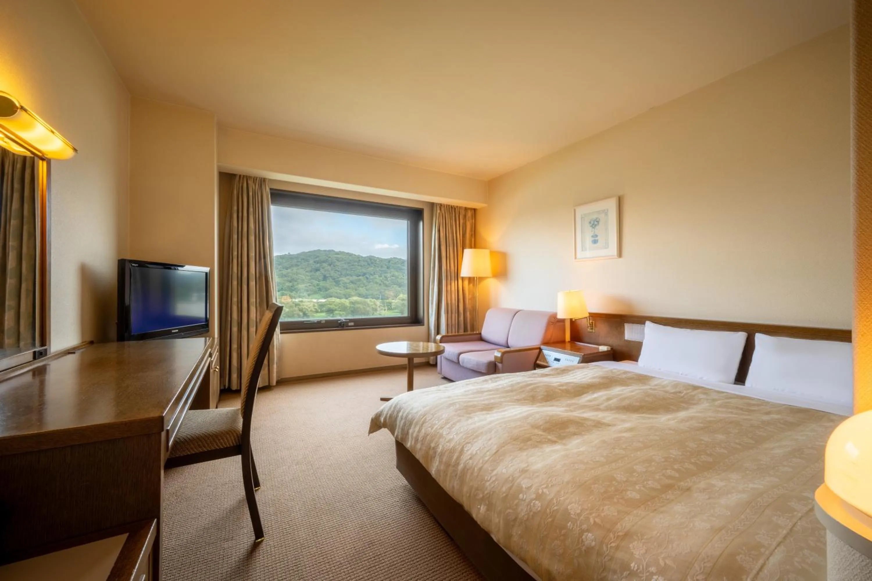 Bed in Hotel City Plaza Kitakami