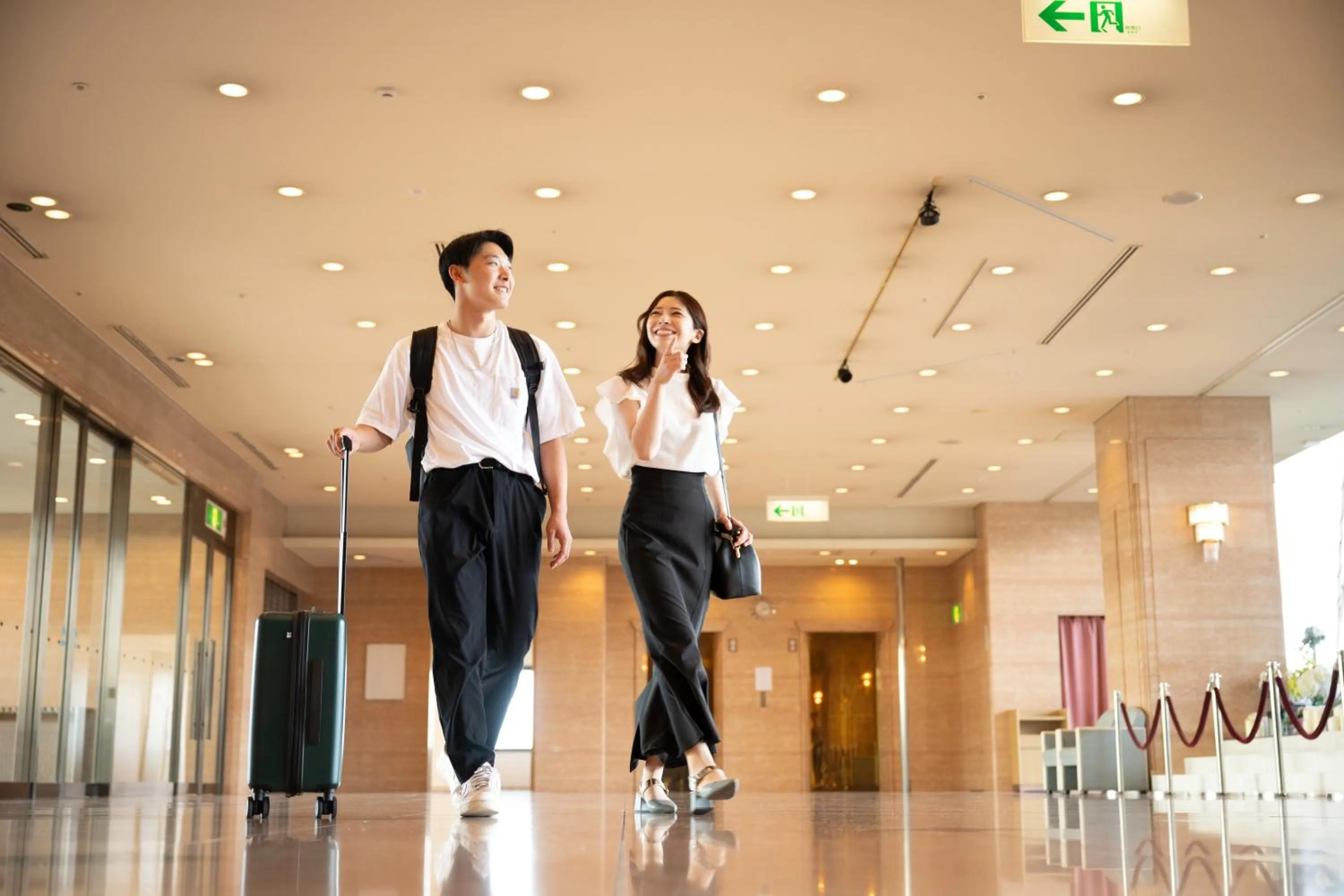 People in Hotel City Plaza Kitakami