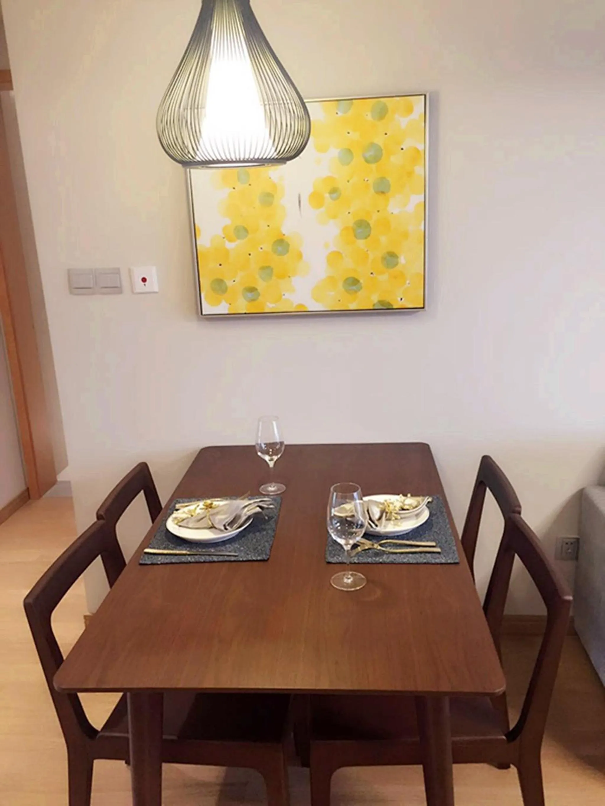 Living room in Green Court Place Jingqiao Middle Ring Shanghai