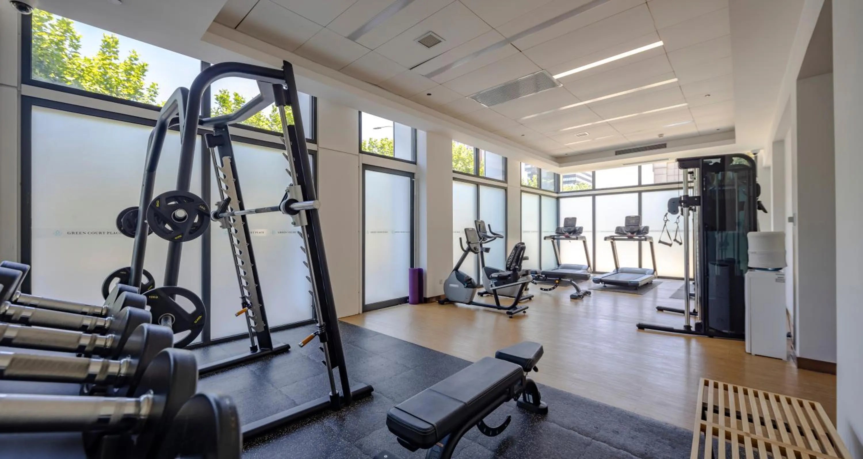 Fitness centre/facilities in Green Court Place Jingqiao Middle Ring Shanghai