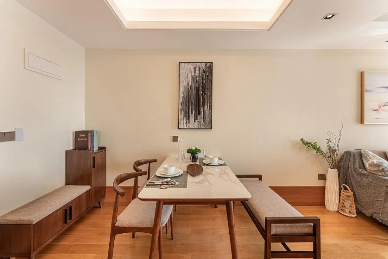 Living room in Green Court Place Jingqiao Middle Ring Shanghai