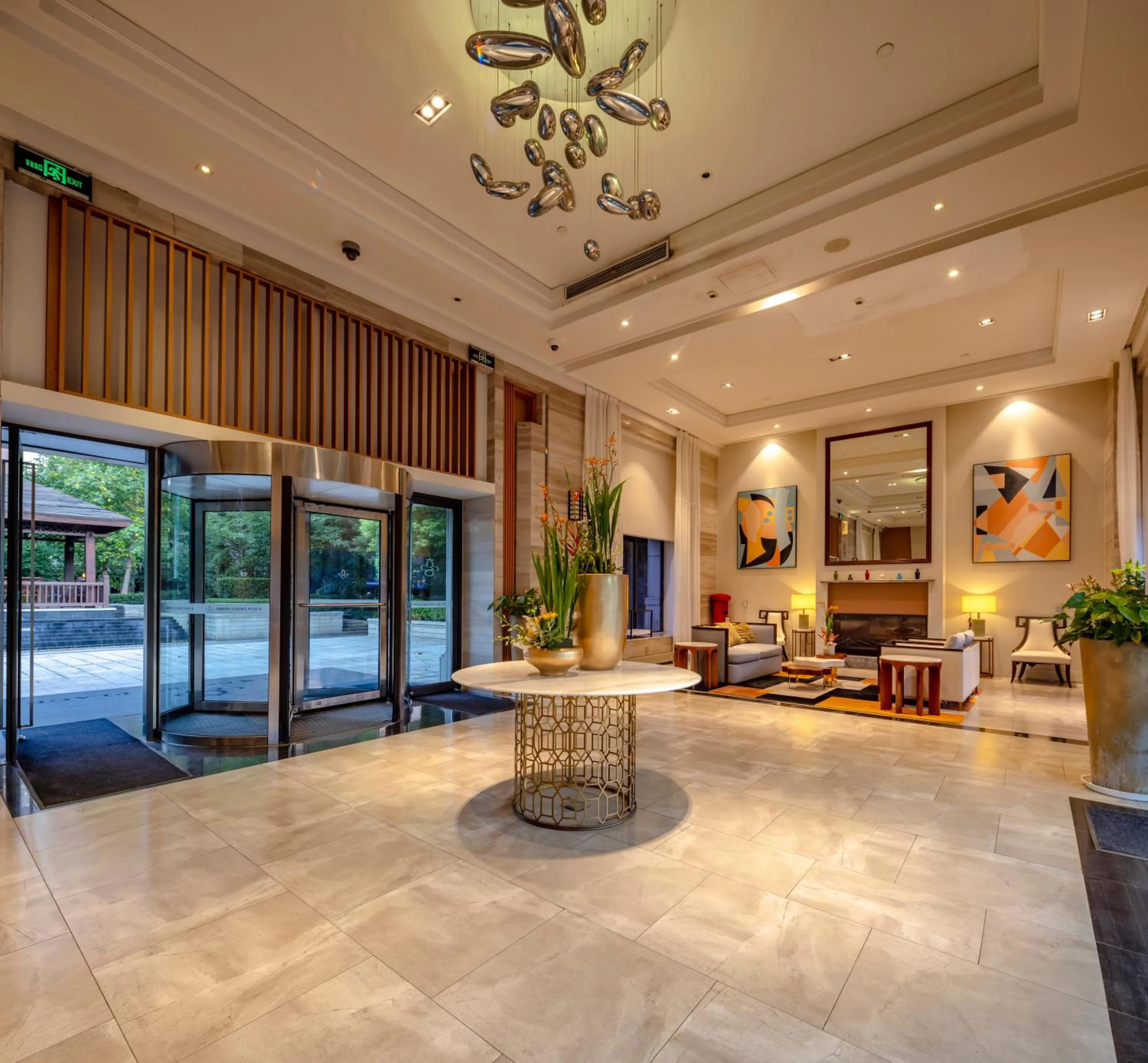Lobby or reception in Green Court Place Jingqiao Middle Ring Shanghai
