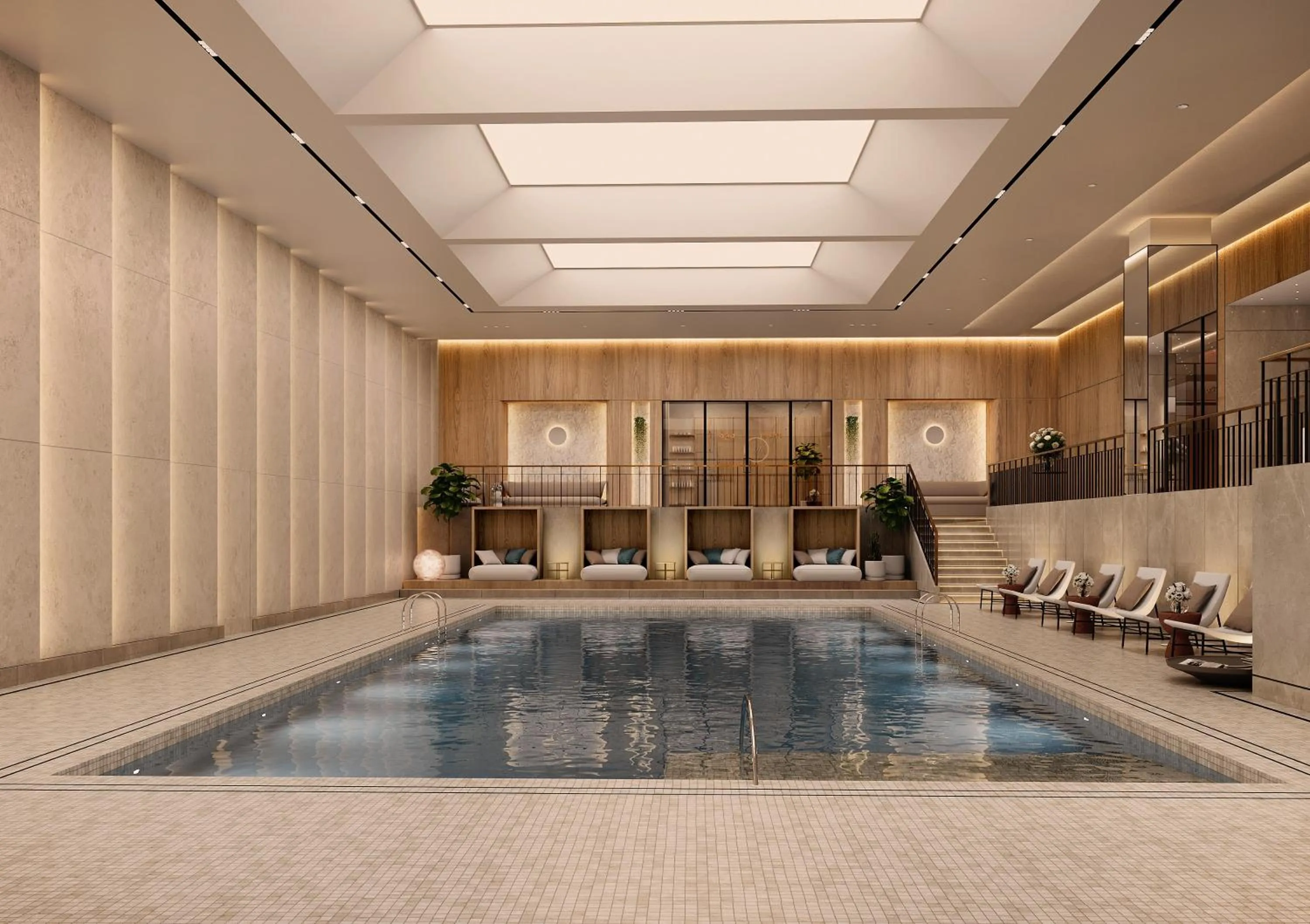 Swimming pool in Warsaw Presidential Hotel