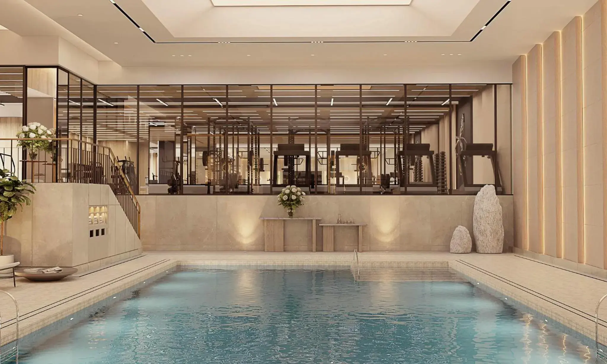 Swimming pool in Warsaw Presidential Hotel Swimming pool in Warsaw Presidential Hotel