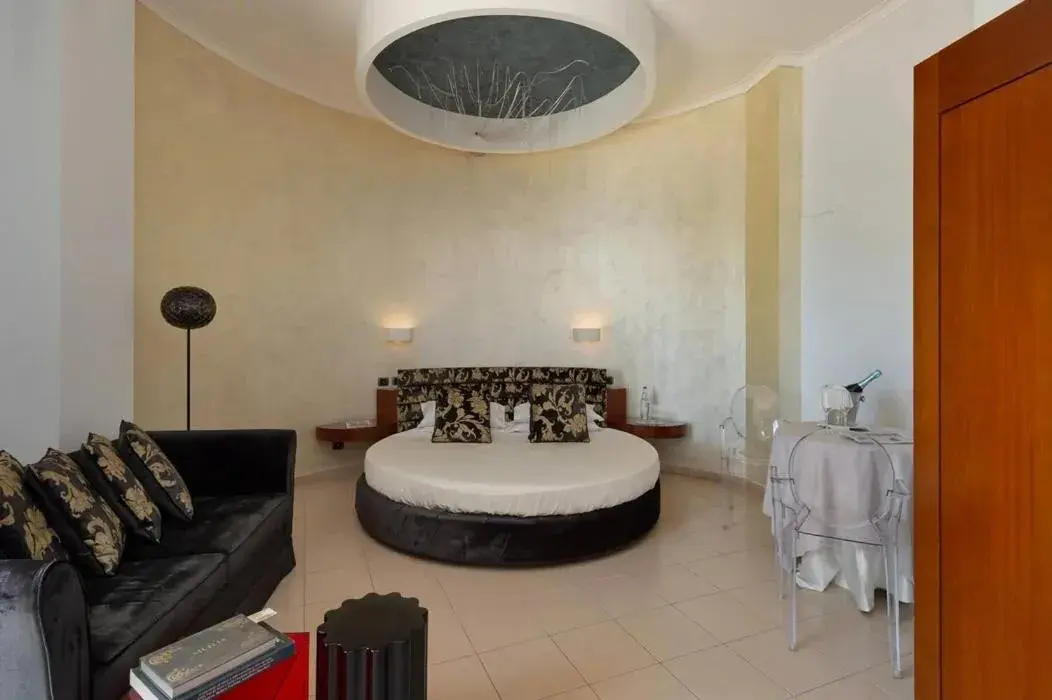 TV and multimedia, Bed in Grand Hotel Sofia TV and multimedia, Bed in Grand Hotel Sofia