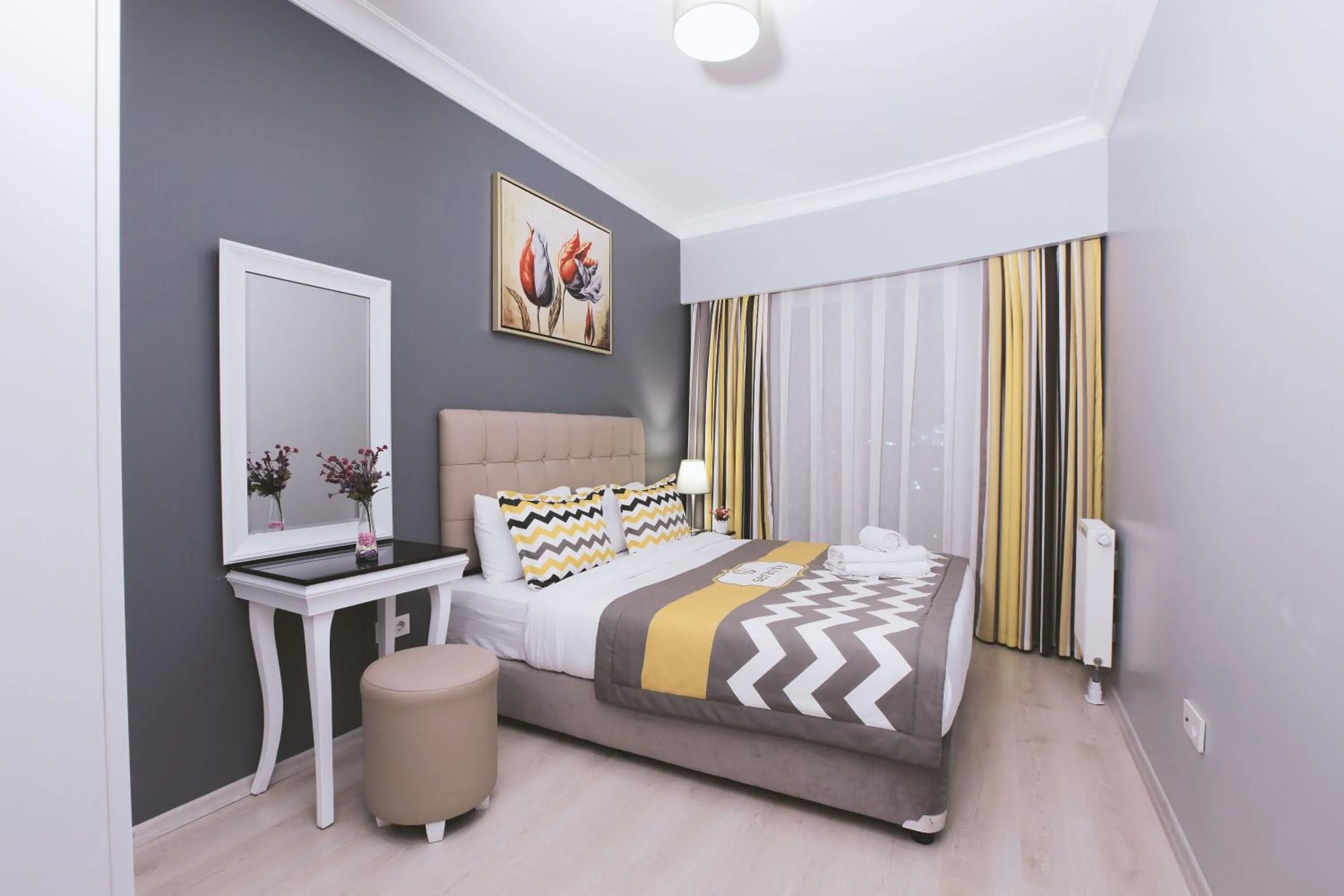 Bedroom in Serenity Suites Istanbul Airport