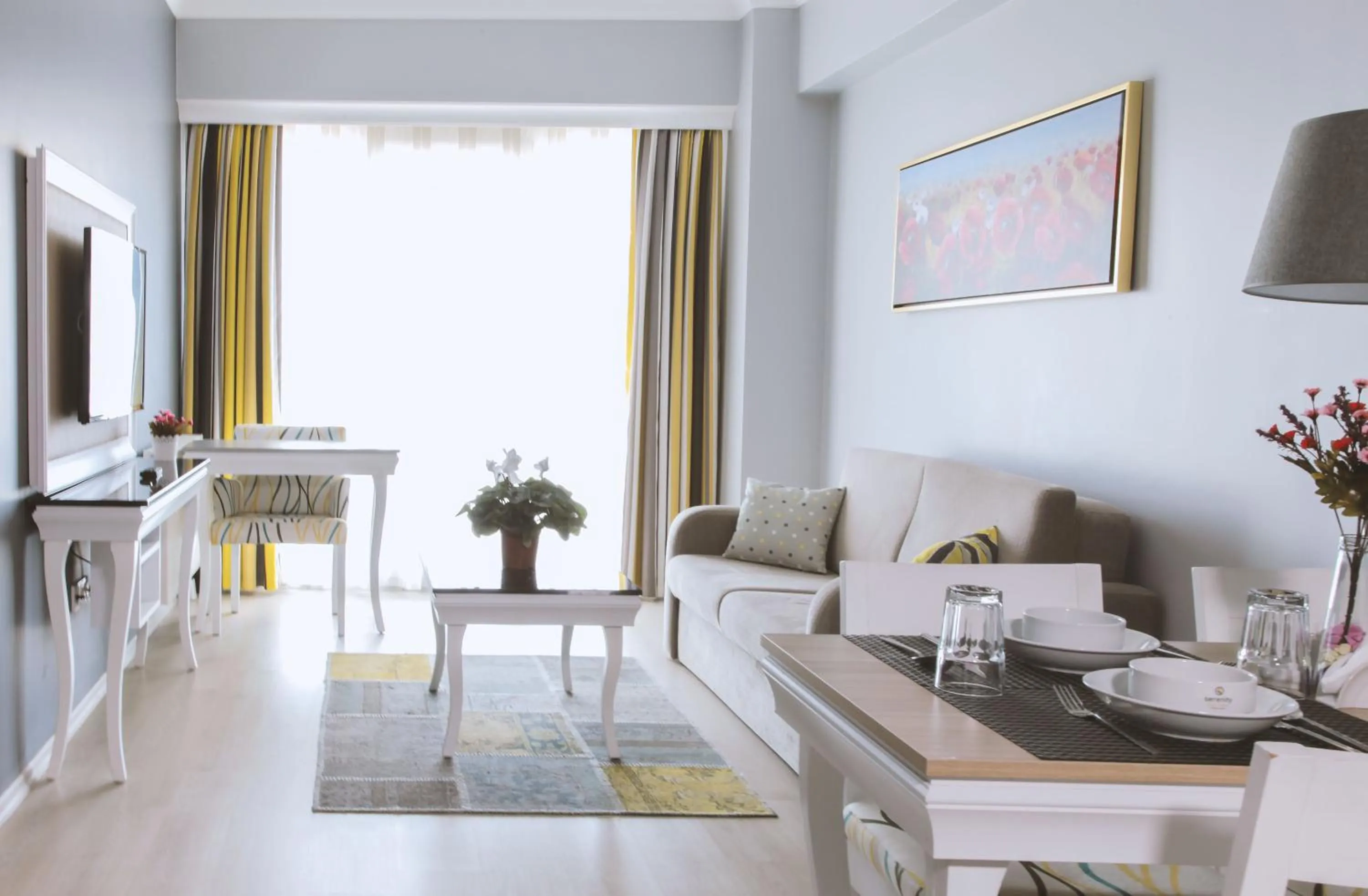 Living room in Serenity Suites Istanbul Airport