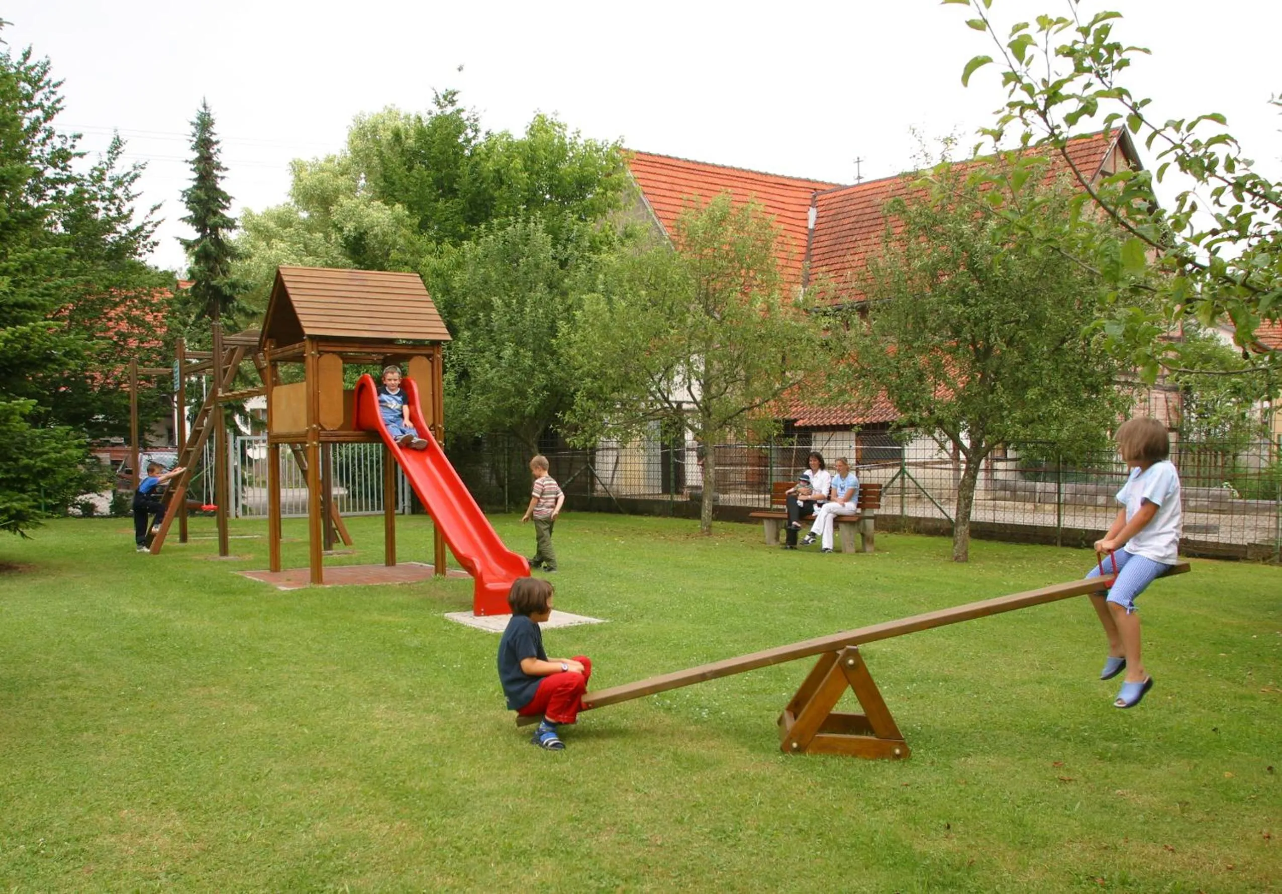 Children play ground in Hotel Restaurant Lamm