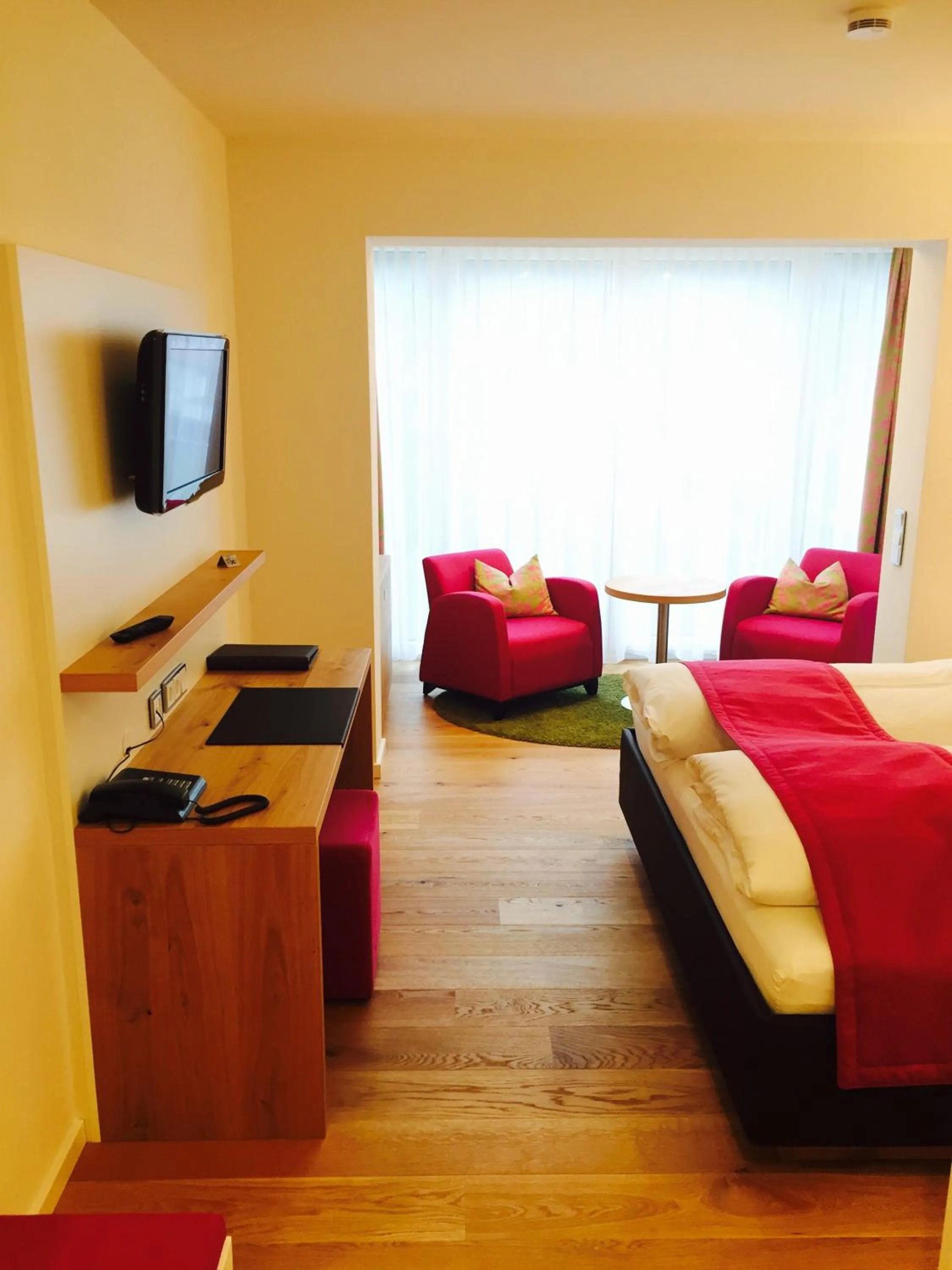 Decorative detail, Bed in Hotel Restaurant Lamm