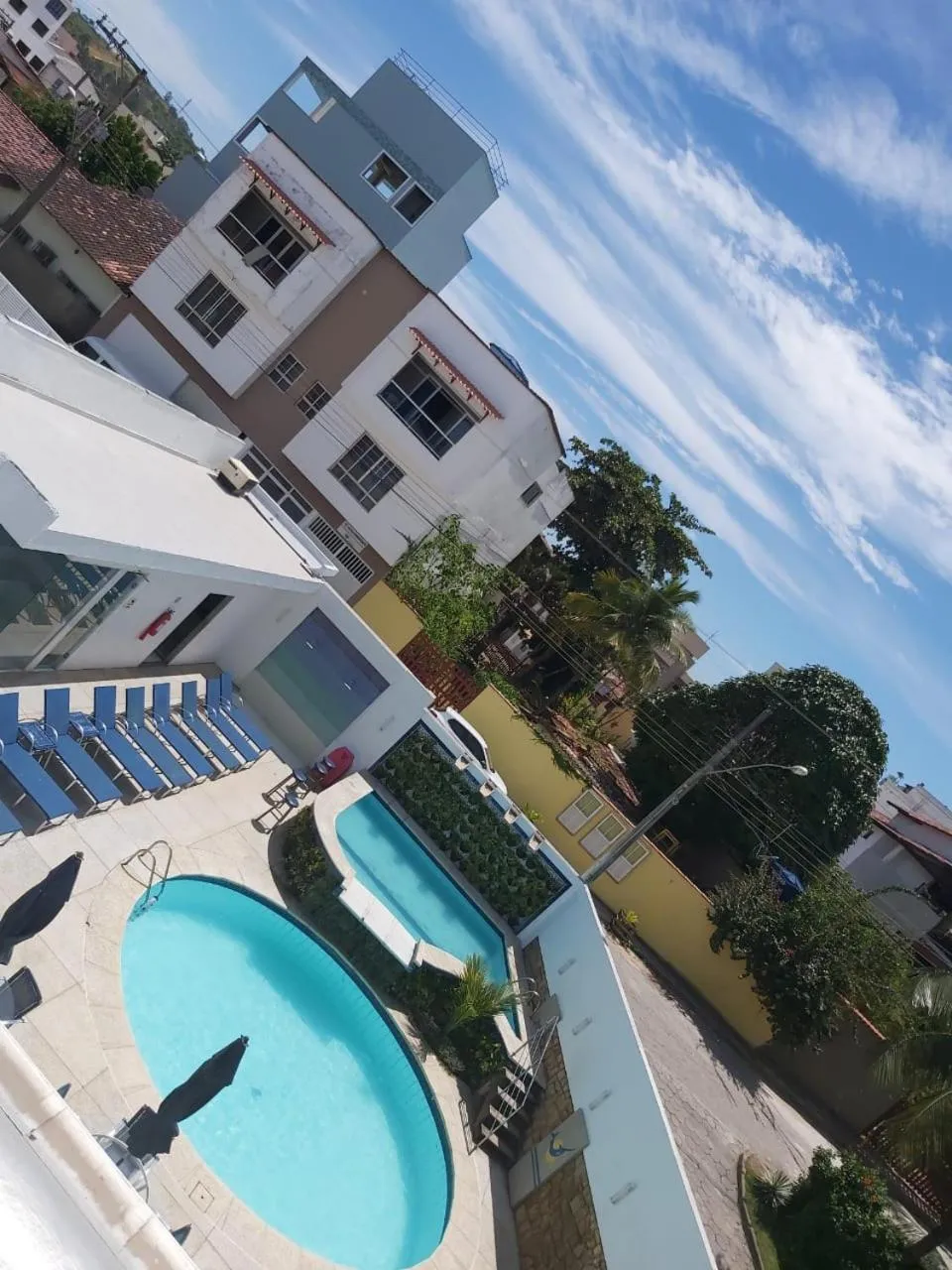 Pool view in Hotel Espadarte