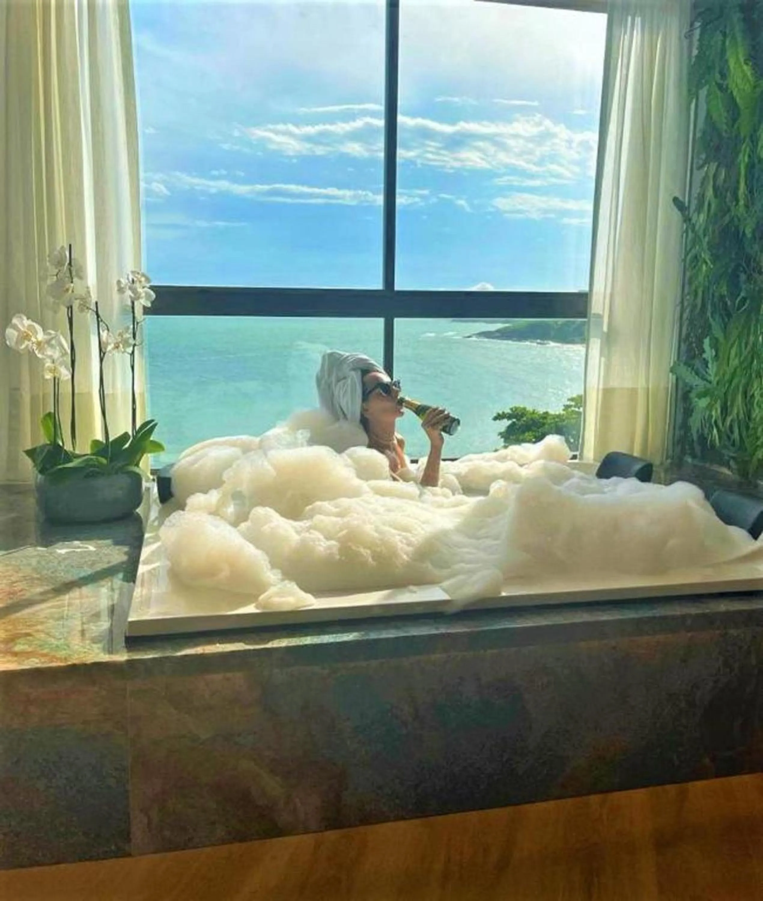 Sea view, Bed in Hotel Espadarte